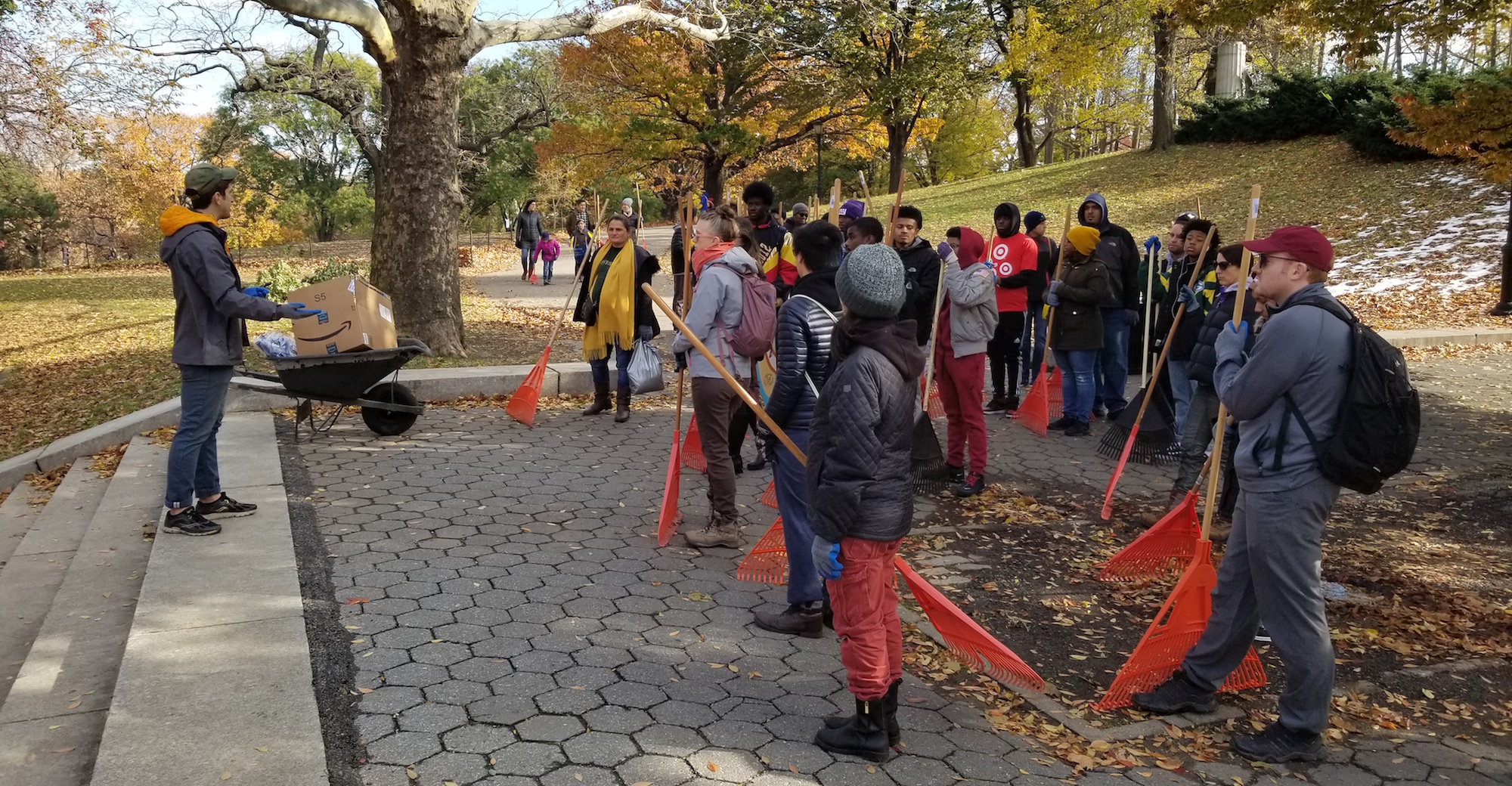 FGPC volunteers at Leaf No Trace, one of our largest volunteer events annually