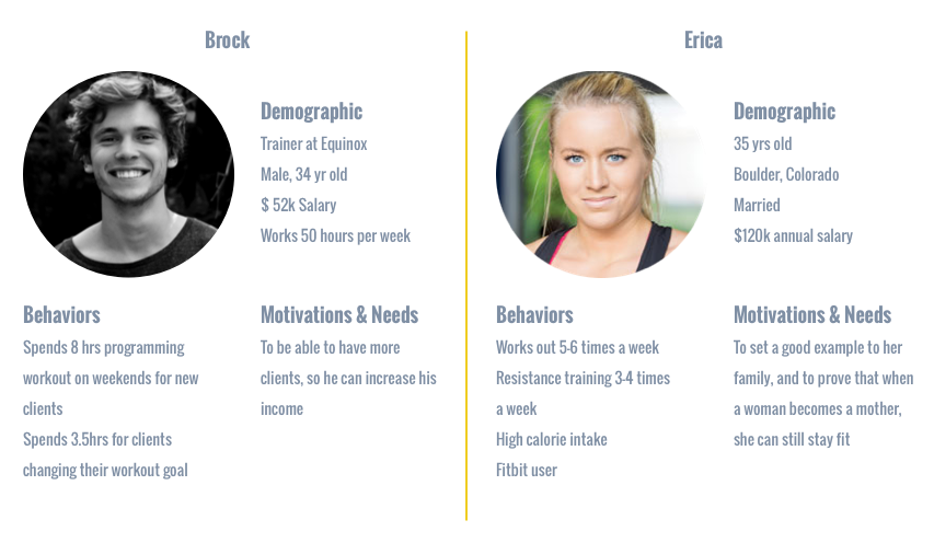 Imagine Erica has been training with Brock for quite some time. Brock works at a large commercial gym and works with clients like Erica full-time. Imagine Brock's gym has invested in the AVA hardware and has provided Brock with an iPad loaded with the software to program it. Erica is due for a new training cycle, and would like to work on building strength.