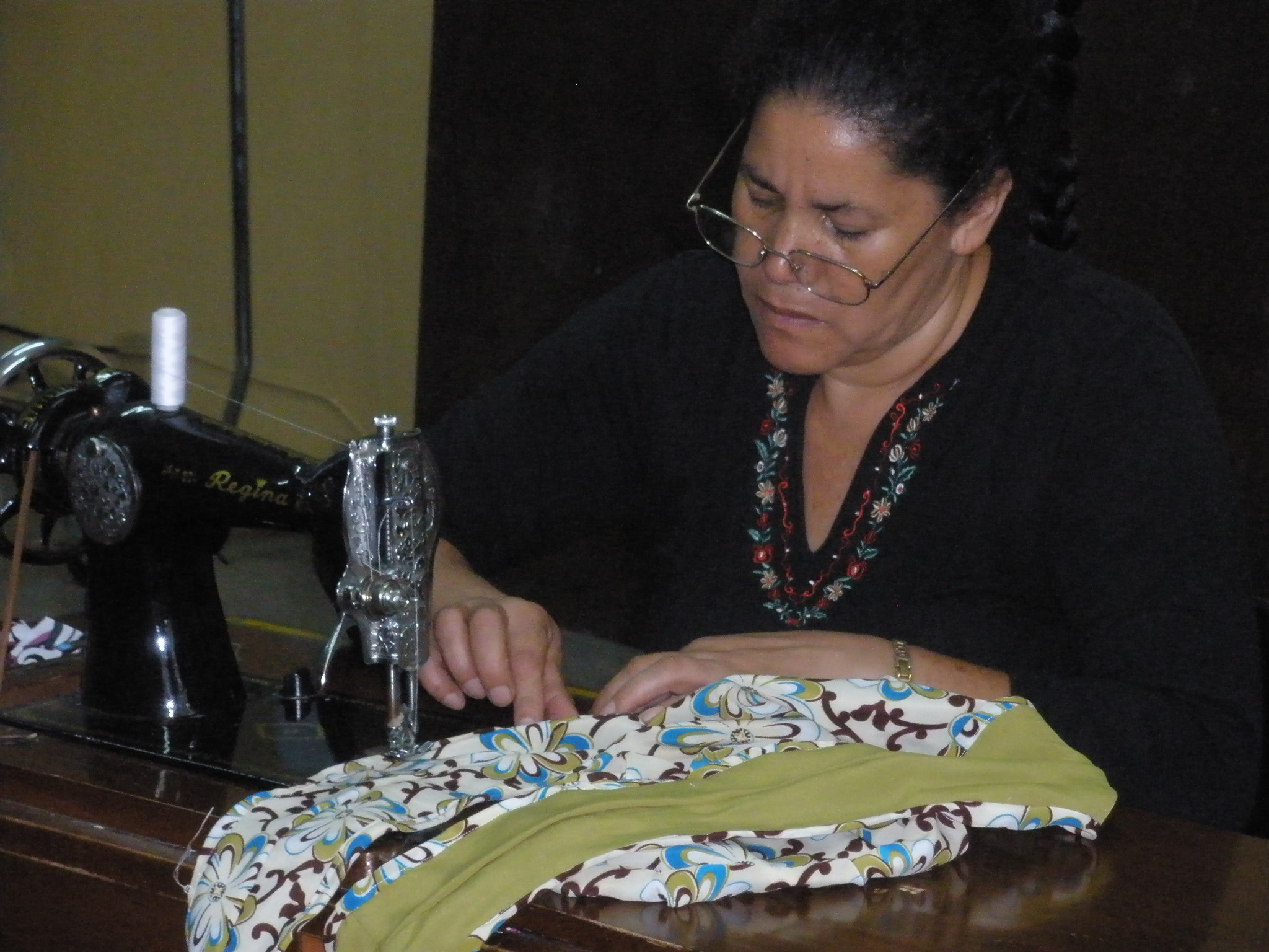  Working on a Mi Esperanza signature Gypsy bag 2008 