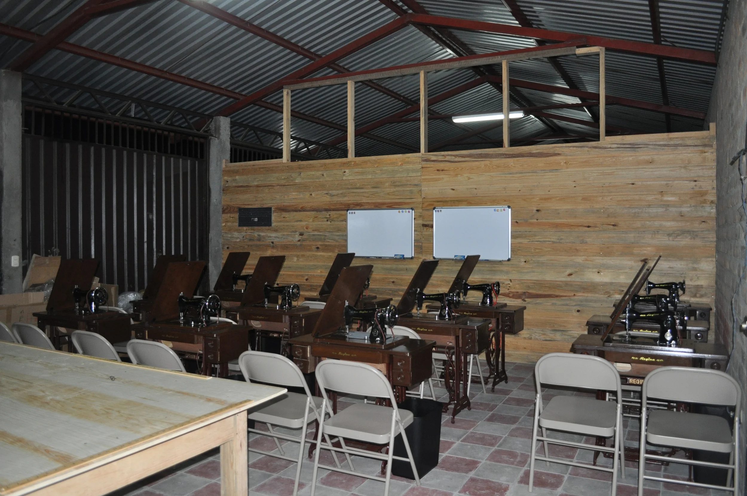 Santa Ana sewing classroom