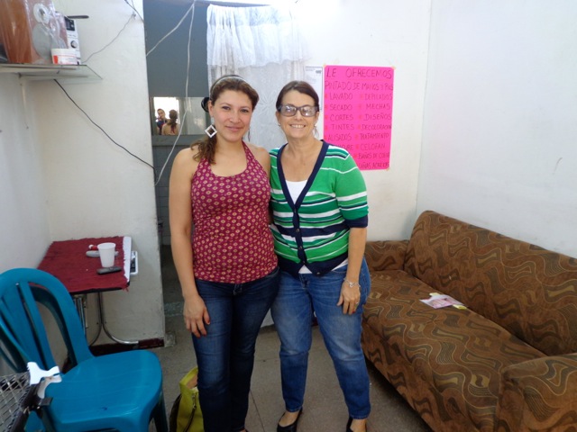  Co Founder Lori Connell and Karen during our 2013 visit. &nbsp; 