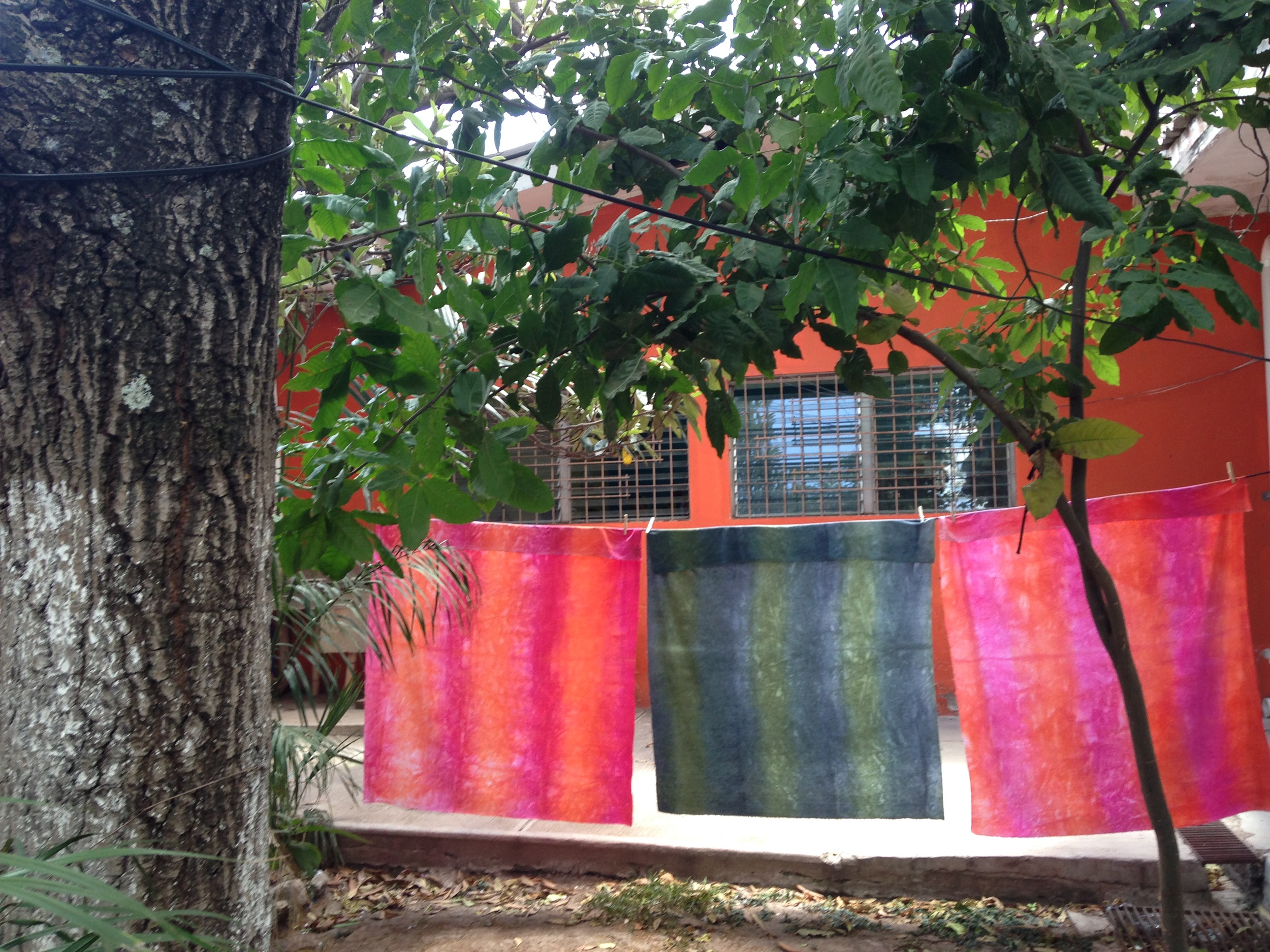  2015 &nbsp;Shibori dyed fabric by Dilcia 