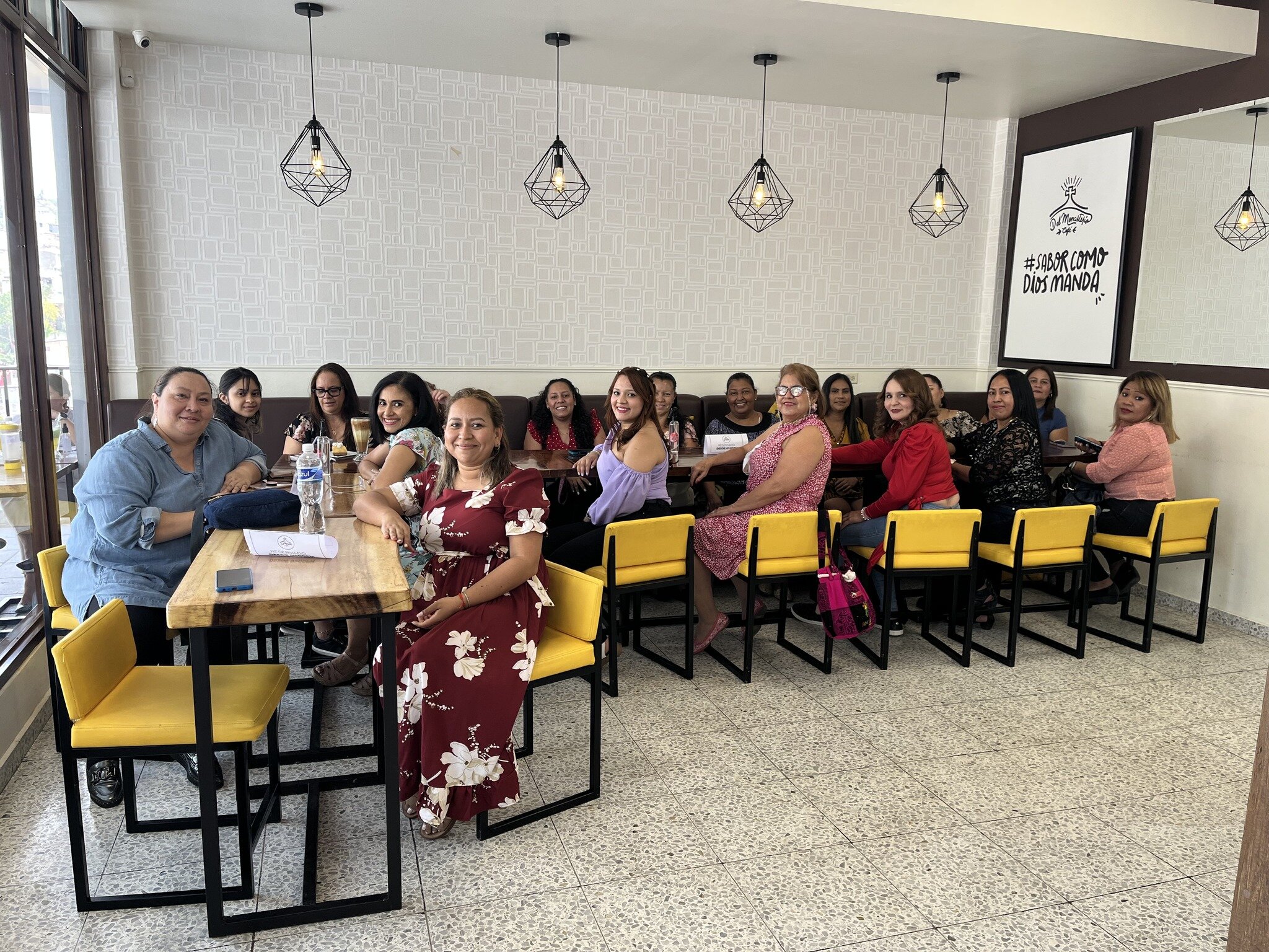 Last week we celebrated all the mamas, sisters, aunts, and women who have and continue to influence our lives. In the morning, the cosmetology students pampered our staff with manis, wash, and blowouts, and then we went to a local cafe for afternoon 