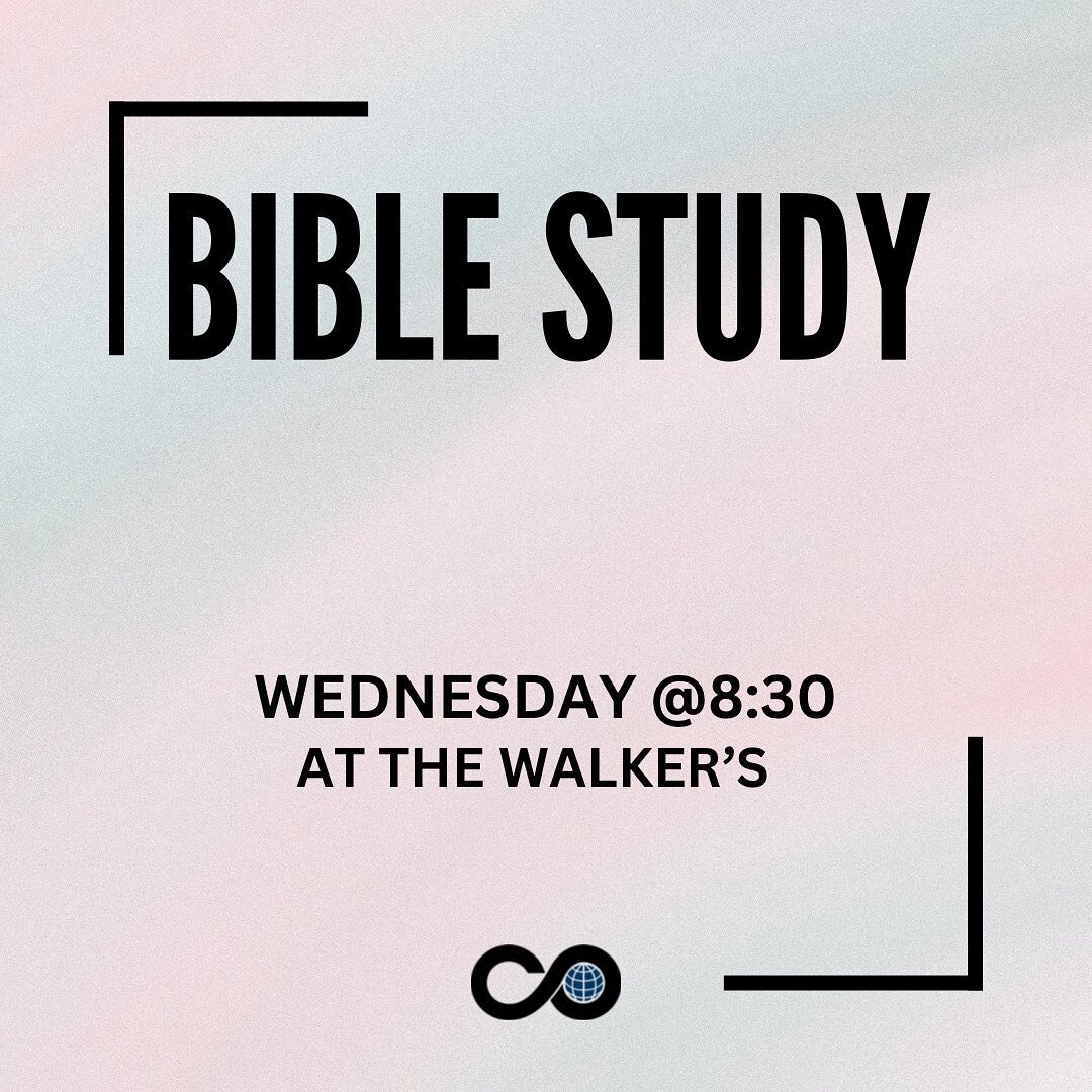 Join us tomorrow for another BIBLE STUDY!!! Come hang out and bring a friend as we visit another parable.

DM us if you need the address