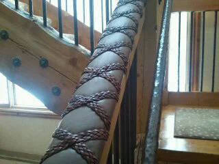 Leather Covered Handrail