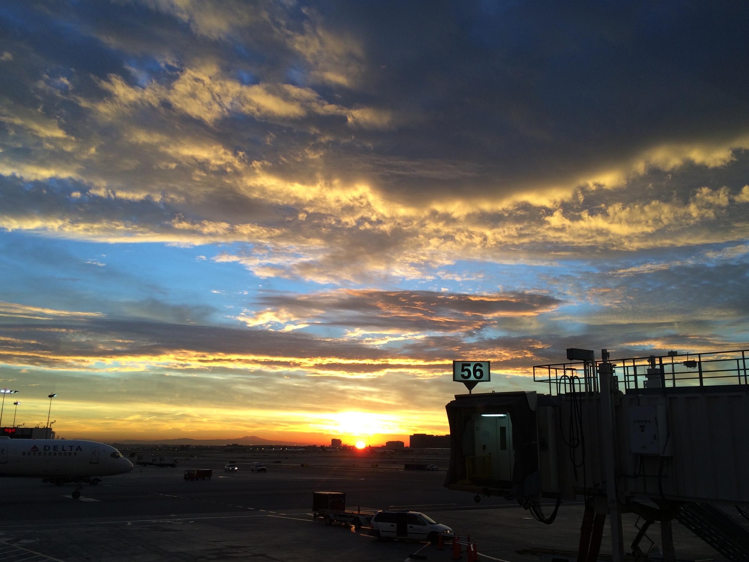 last views from the airport.... 