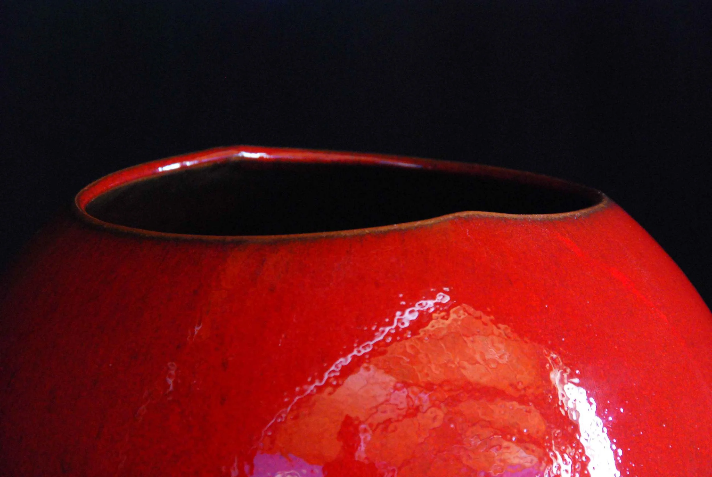 Detail Red Glazed Binary 2009