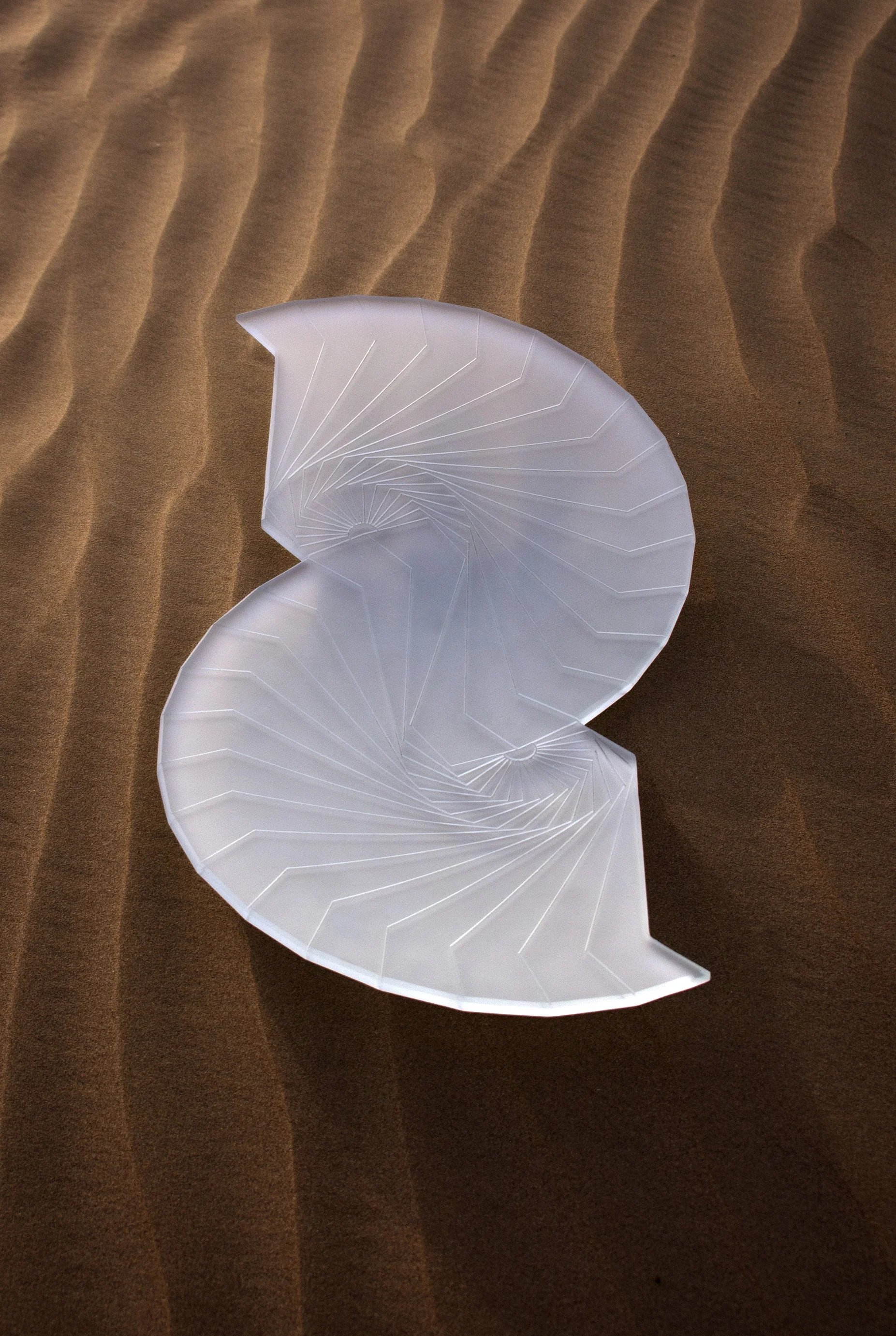 Sand Blasted Crystal Genesis Bowl 2016