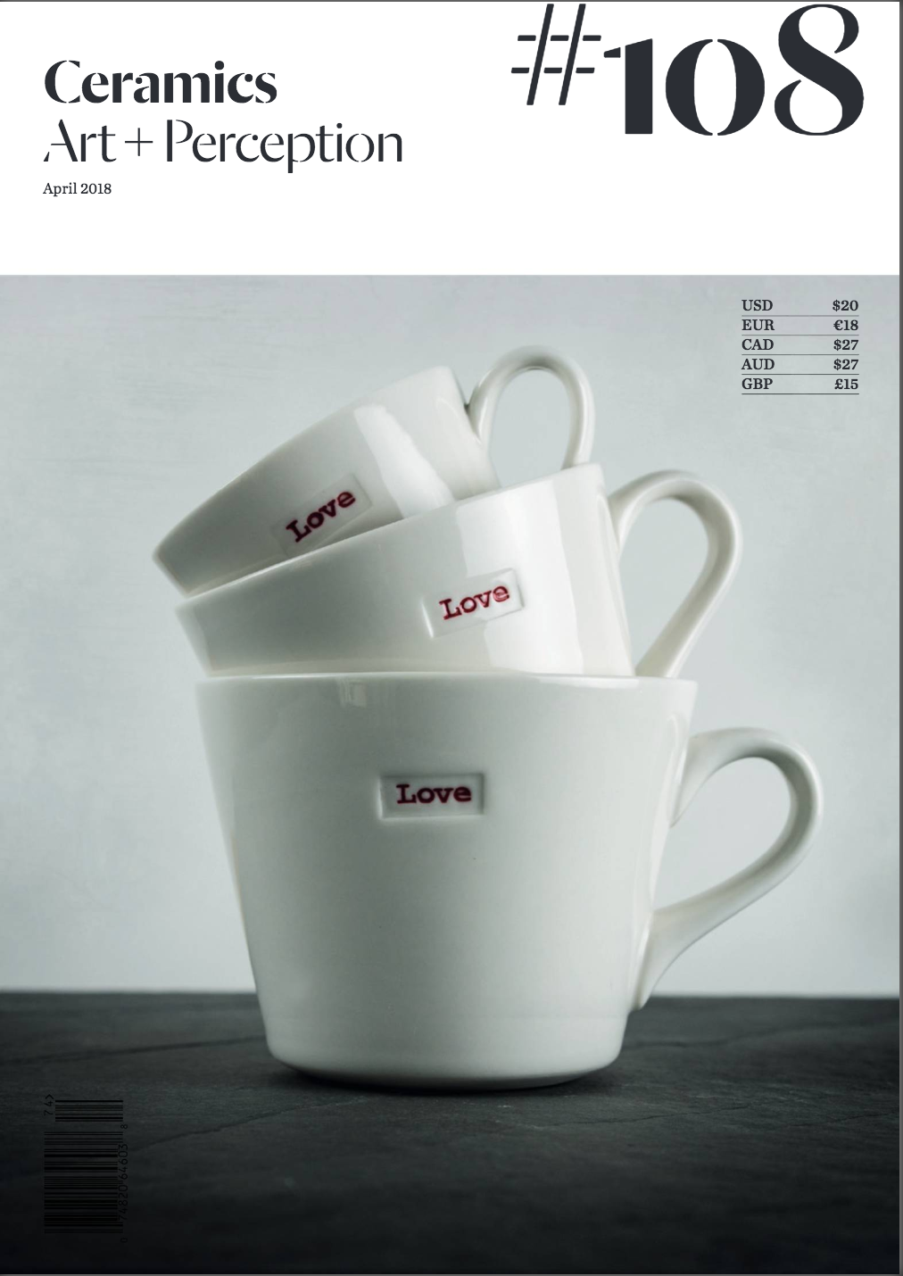 Featured in Ceramics Art and Perception edition 108