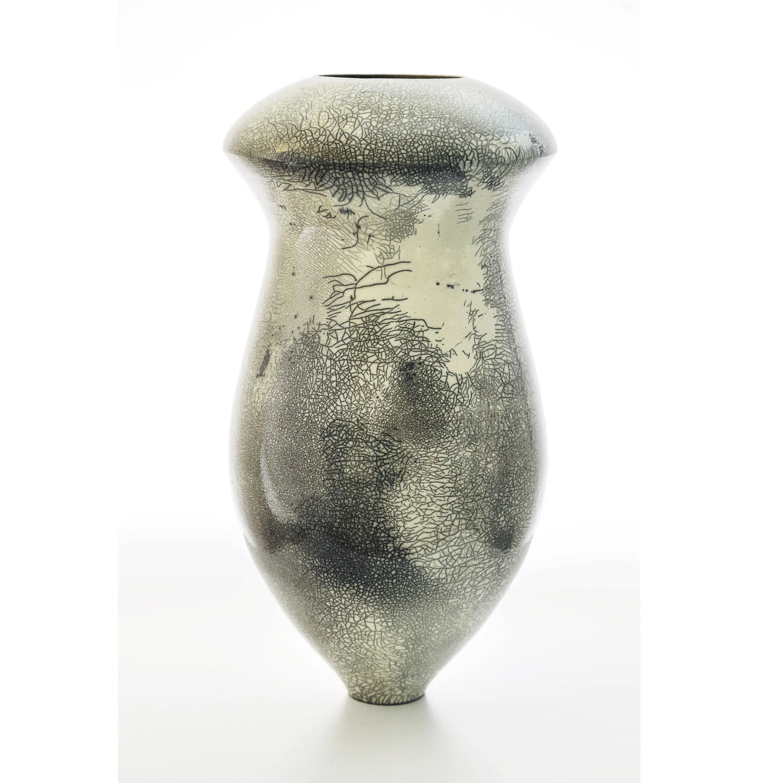 Raku Form , from the Dust exhibition in @thrown_contemporary in Highgate London, Sept 2019 - Oct 2019