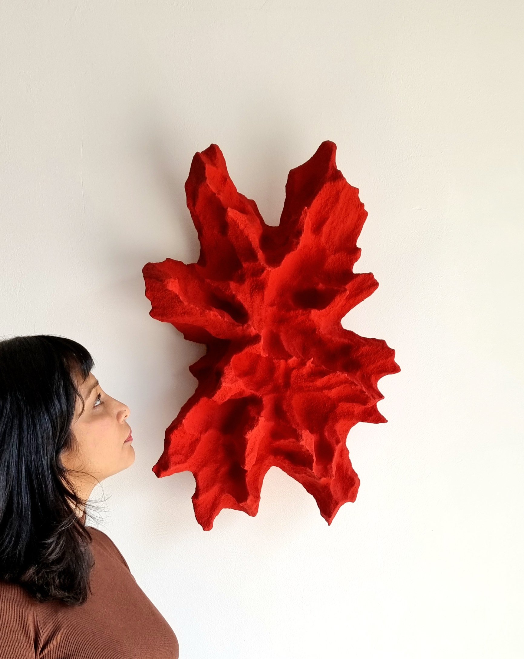  ‘Red Fragment’ was exhibited at ‘Collect' in Somerset House in London with Thrown Gallery, March 23’. 