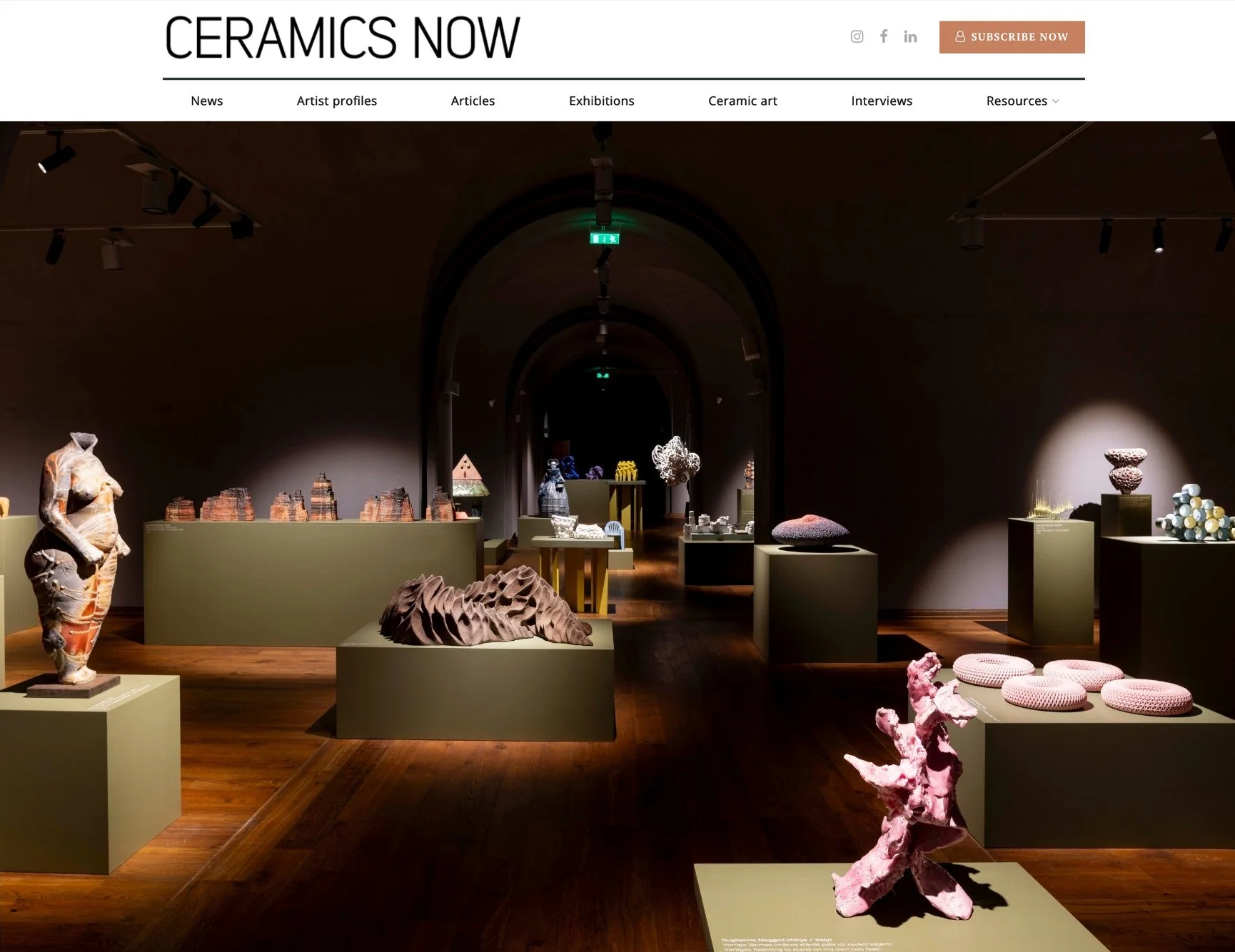  Ceramics Now on the Martinsons Award at the Rothko Museum, Latvia.  