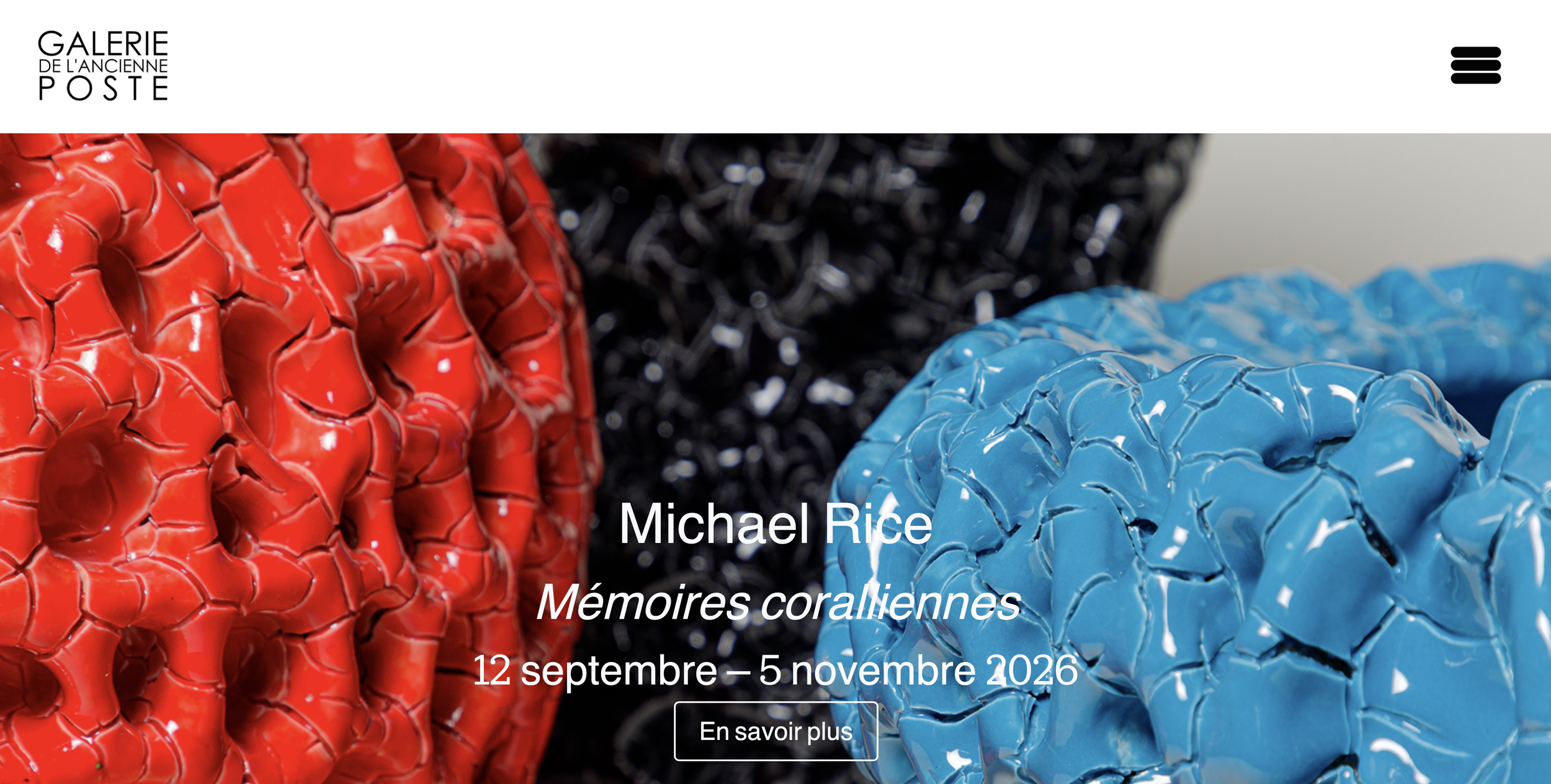  My latest Solo show opened in the  Galerie de l’Ancienne Poste  in Toucy, France on the 12 of September !   https://galerie-ancienne-poste.com/en/  