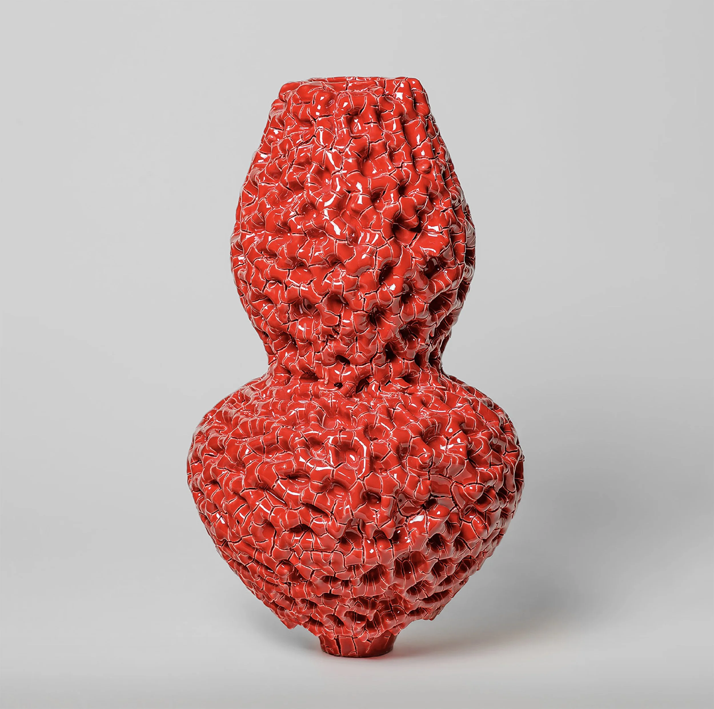  Red Coral Vessel, exhibited @galerieancienneposte,  Photo credits   Pascal Vangysel 