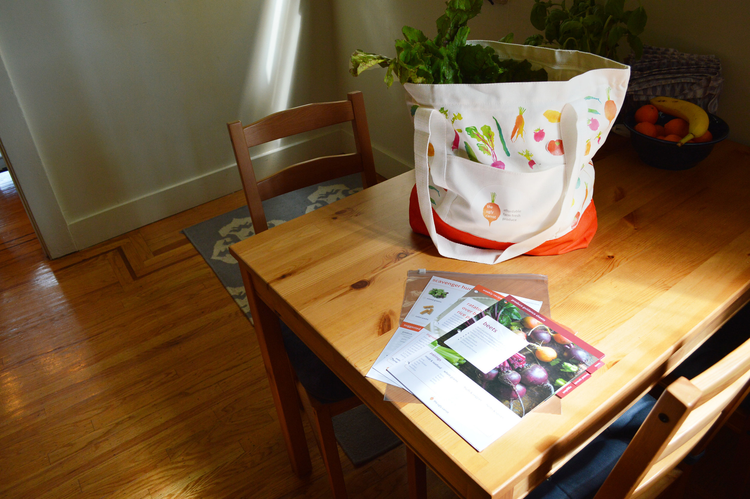 THE UGLY CARROT: The ugly carrot is an affordable produce delivery service that aims to provide the convenience and value of make at home meal kit services like Blue Apron at a price point that’s attainable for low-income families.