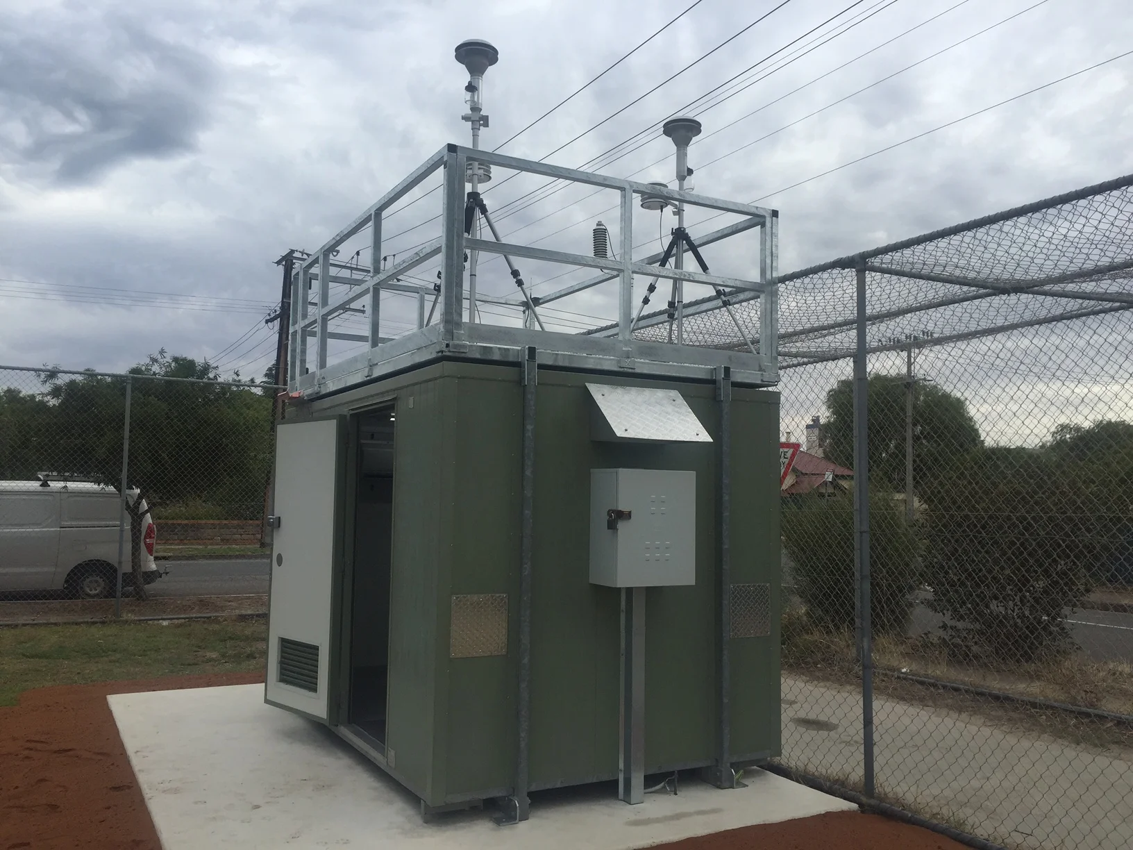 Air monitoring station upgrade