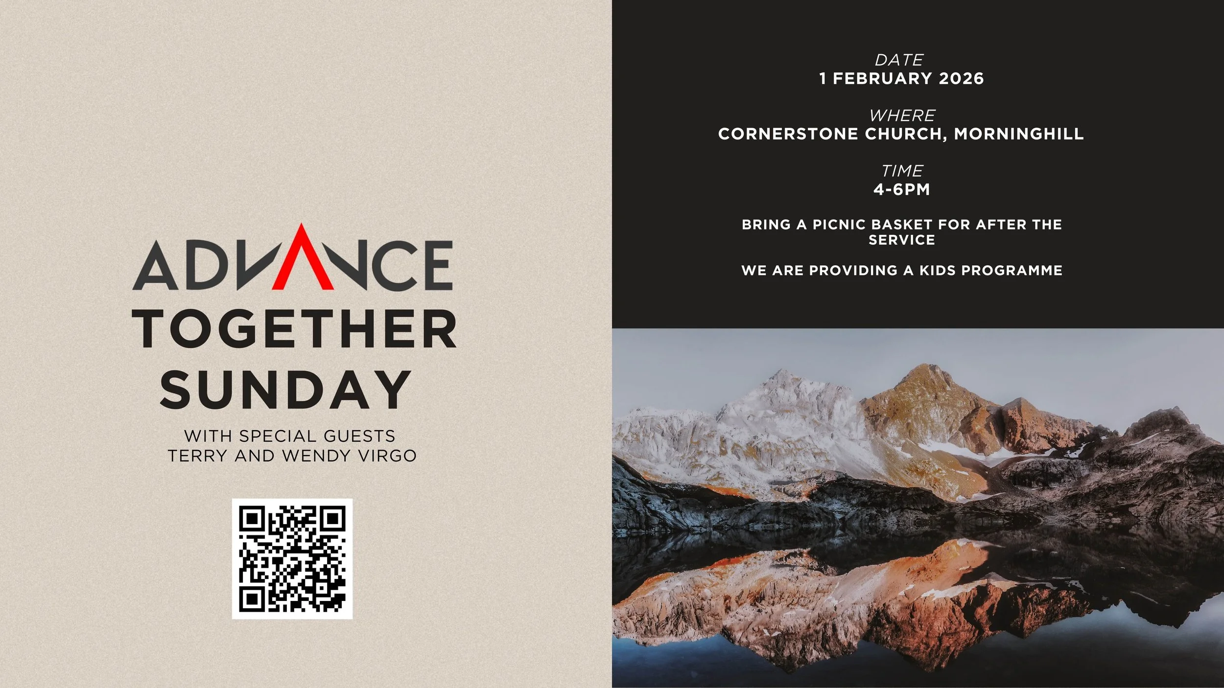 Advance Together Sunday (NO AM OR PM SERVICE AT PARKS)