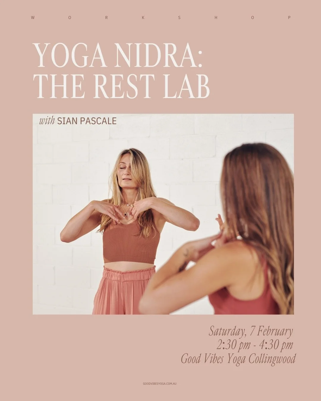 Join us in welcoming back Sian Pascale to Good Vibes, for the first time since 2022 &bull; The Rest Lab: a dreamy afternoon of soulful flow, reflective guided journaling and the restorative stillness of Yoga Nidra. Book your spot via the link in our 