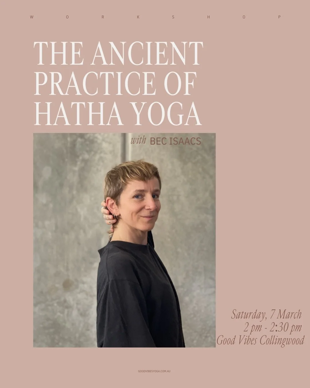 A rare opportunity to explore Hatha Yoga in a classical sense, with elements of tantra and remedial yoga included throughout. NSW based mentor and educator Bec Isaacs is incredibly skilful in her delivery and always weaves philosophy through her clas