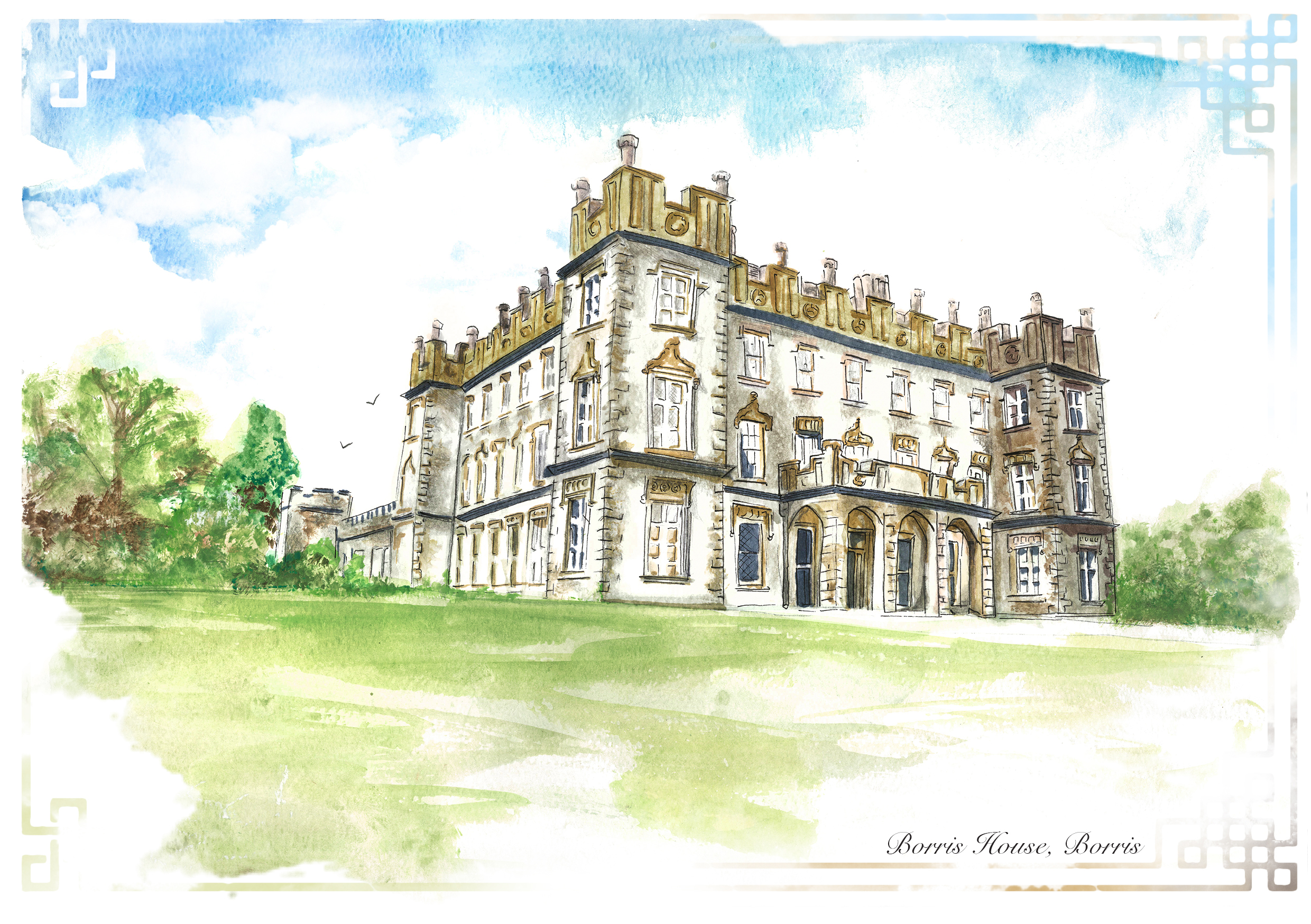 Borris House watercolour portrait.jpg