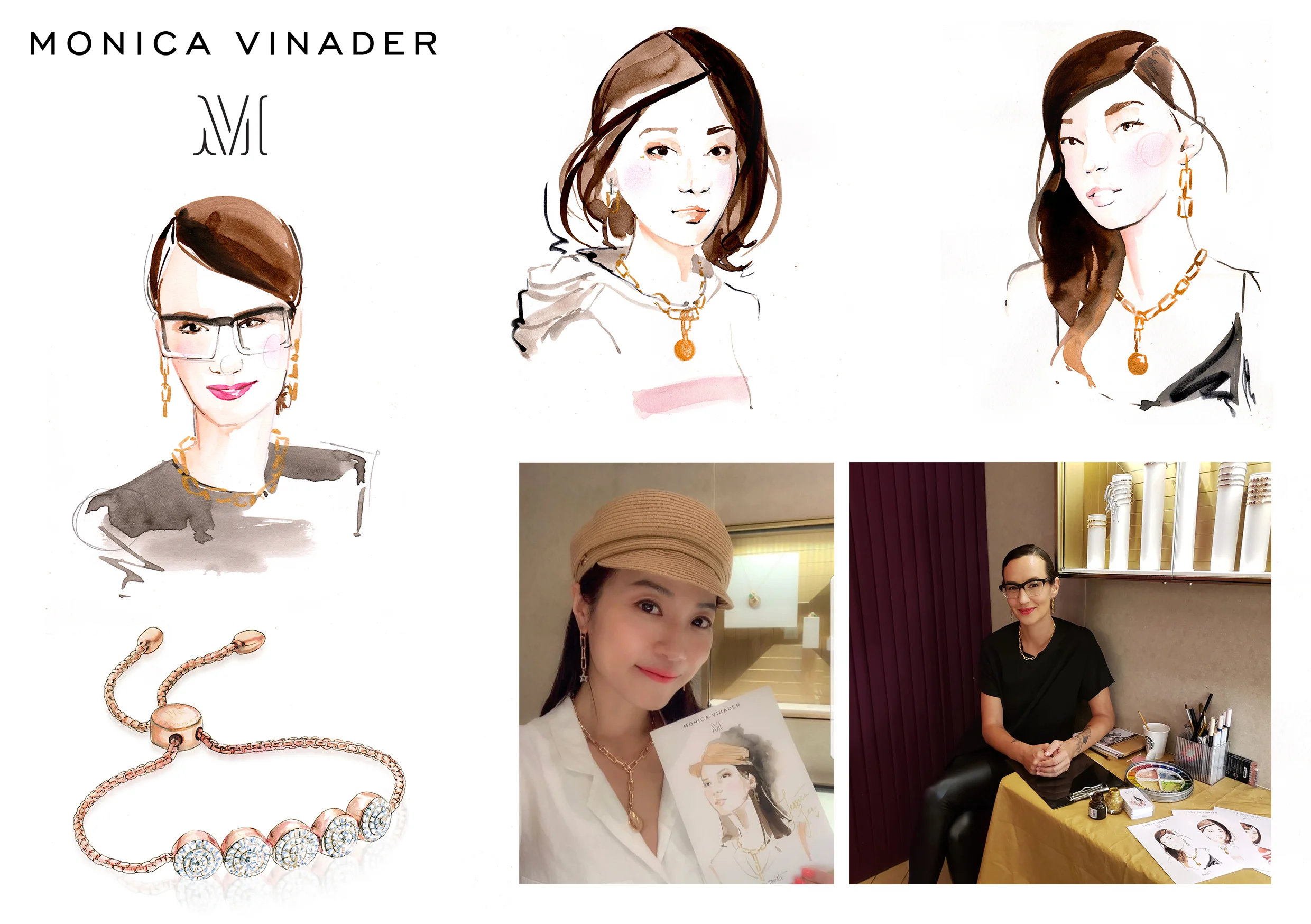 Monica Vinader Live illustration