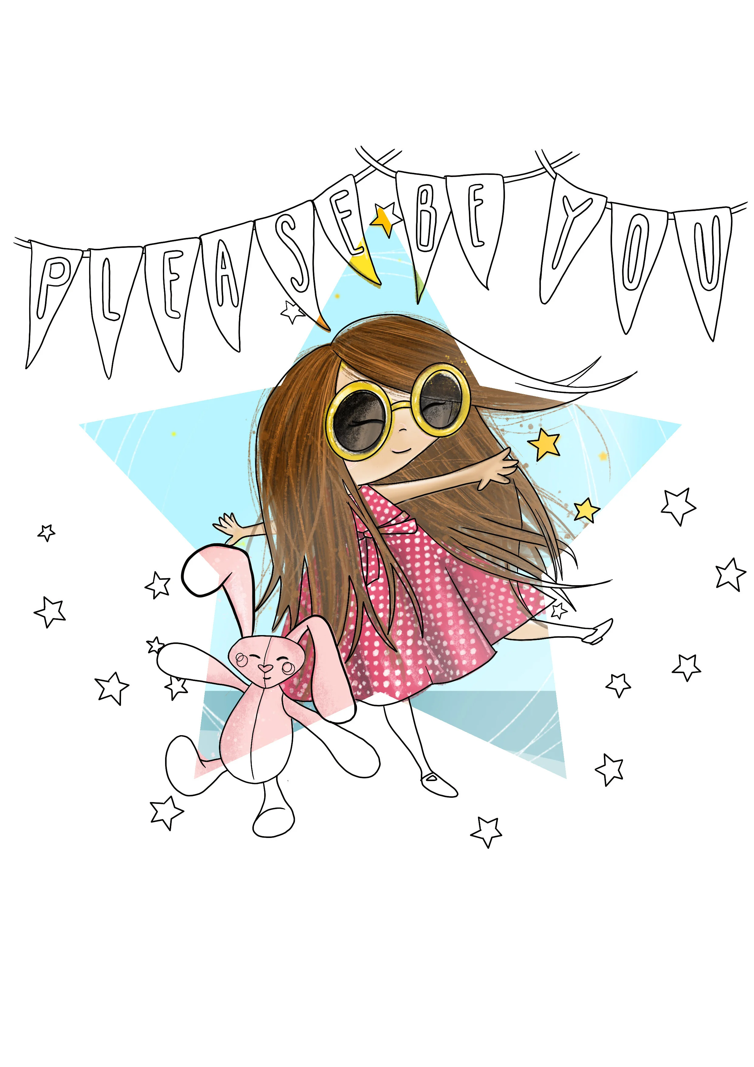 Please Be You | Colouring Book