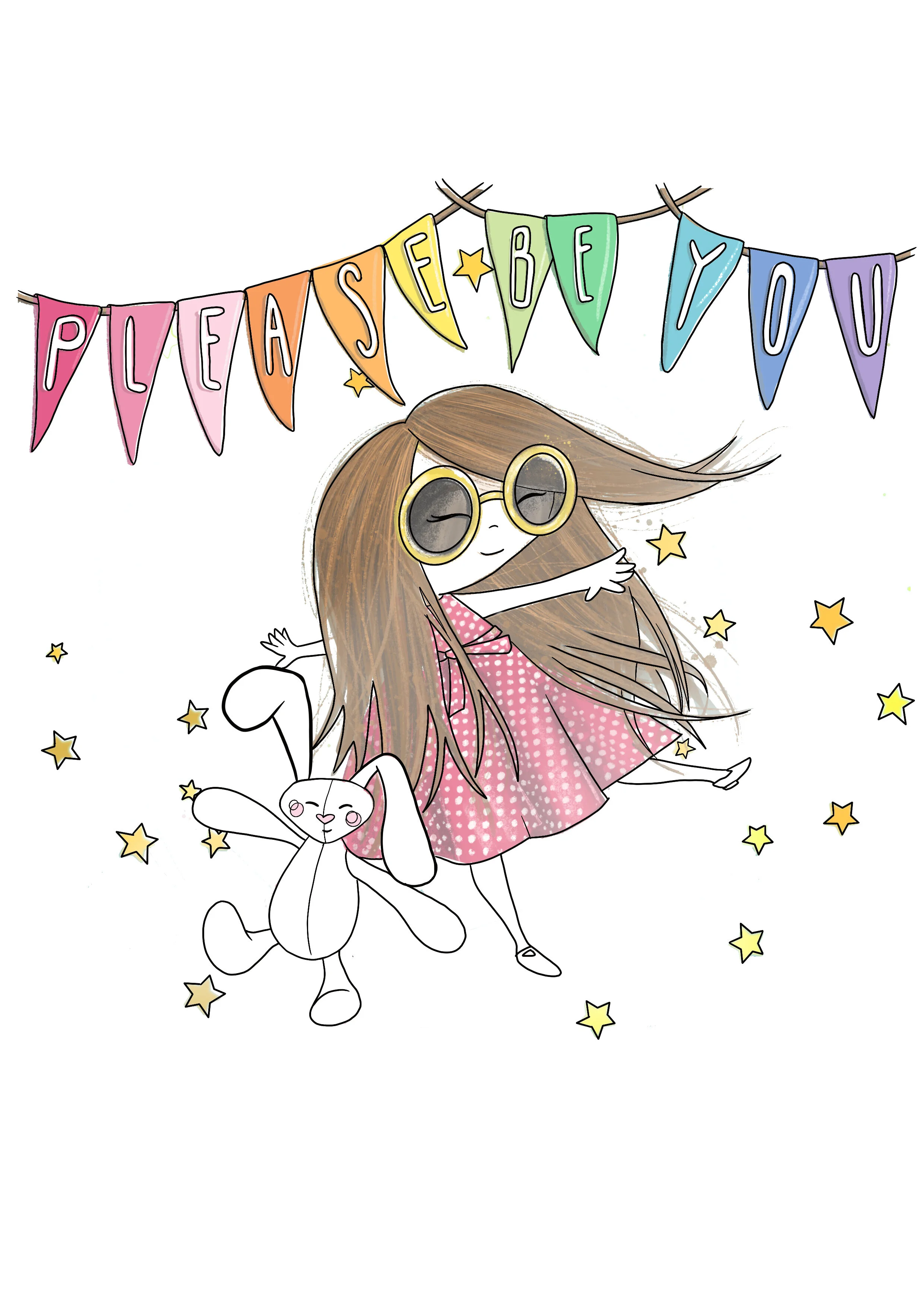 Please Be You Colouring Book