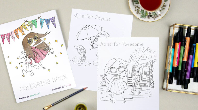 Please Be You Colouring Book