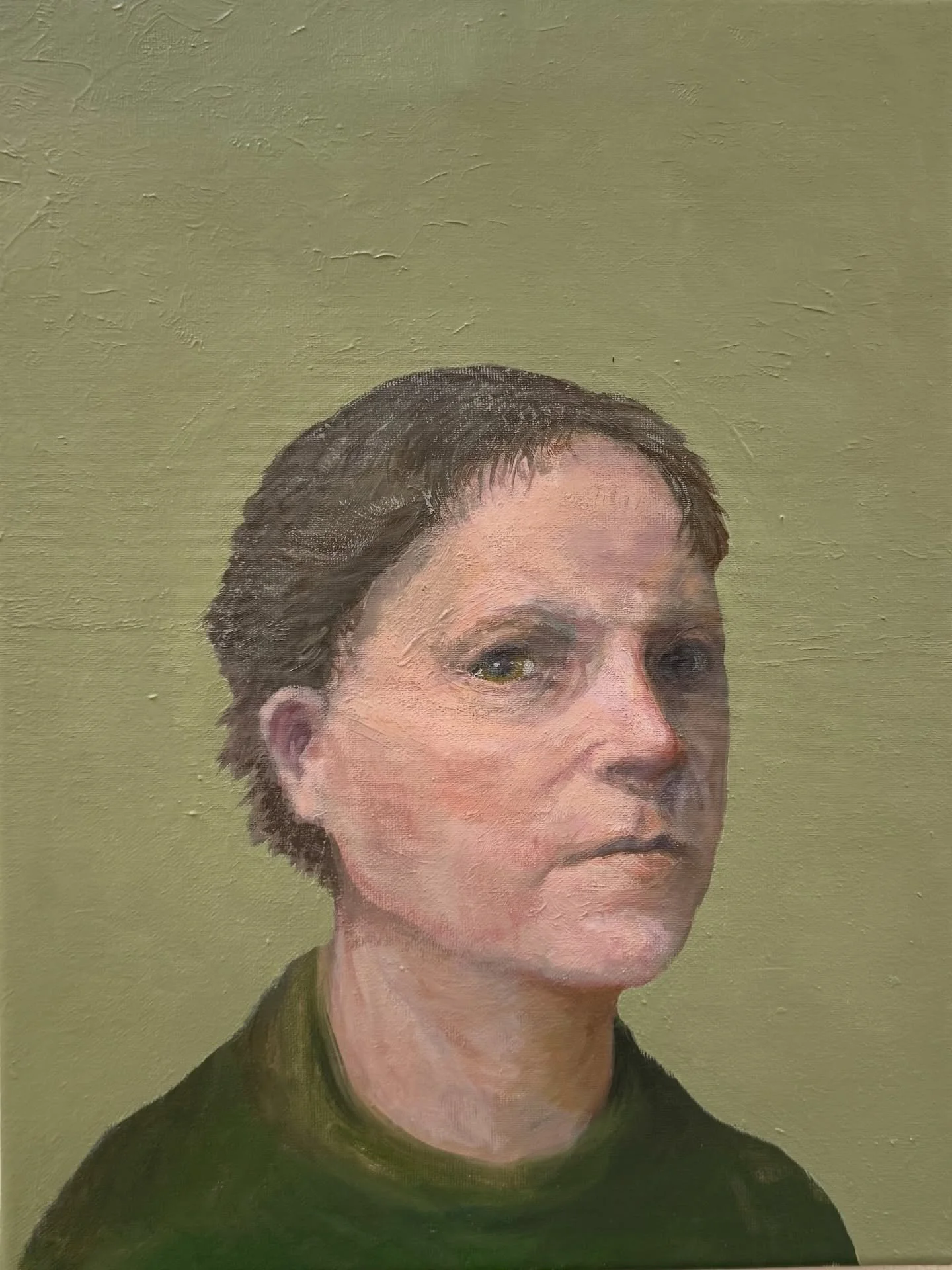 Ausstellung &bdquo;Dorfchronik II&ldquo; , Boris Billaud &Ouml;lbilder @billaudkm #portrait #painting #villagelife #worb #bern