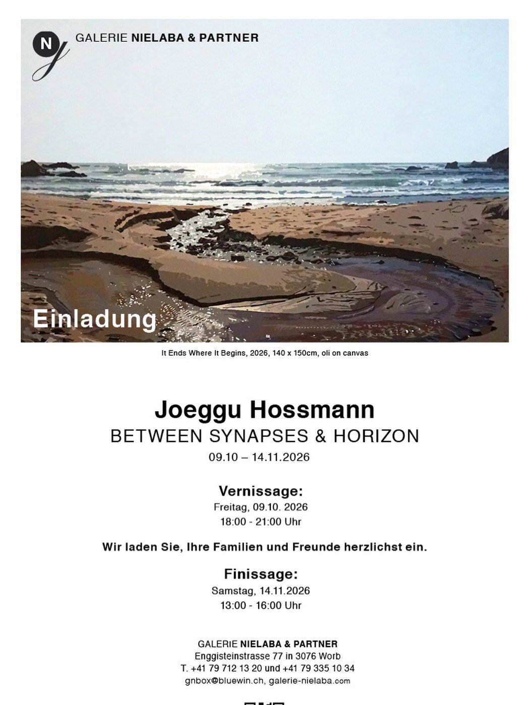 Joeggu Hossmann, 1978 in Thun geboren, lebt und arbeitet in seiner Heimatstadt. Seine Werke wurden in zahlreichen Ausstellungen und auf internationalen Kunstmessen in Europa und den USA gezeigt. Seit 2015 ist Hossmann Mitglied von Visarte Schweiz.

H
