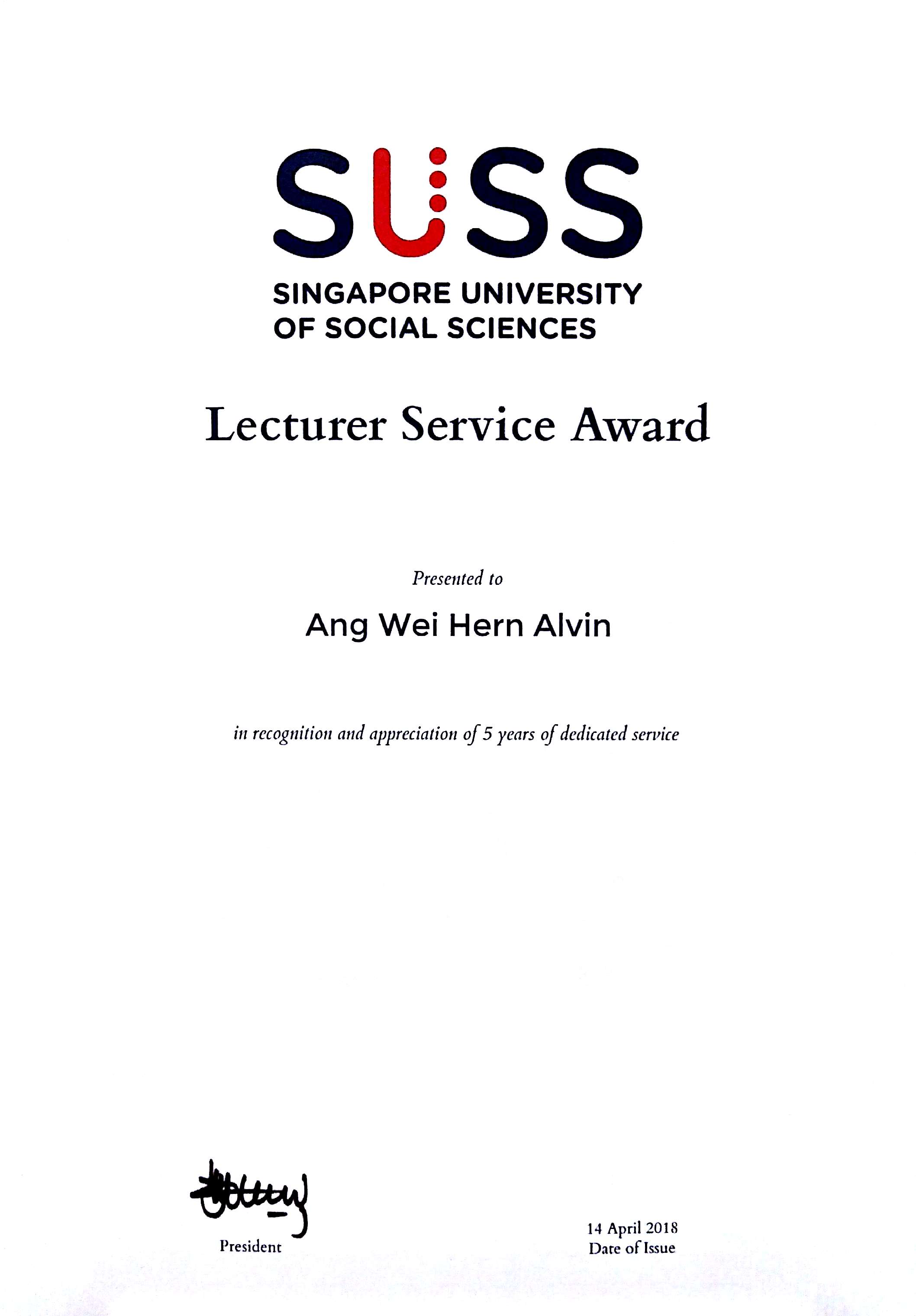 SUSS 5 YEARS LECTURING AWARD.jpg