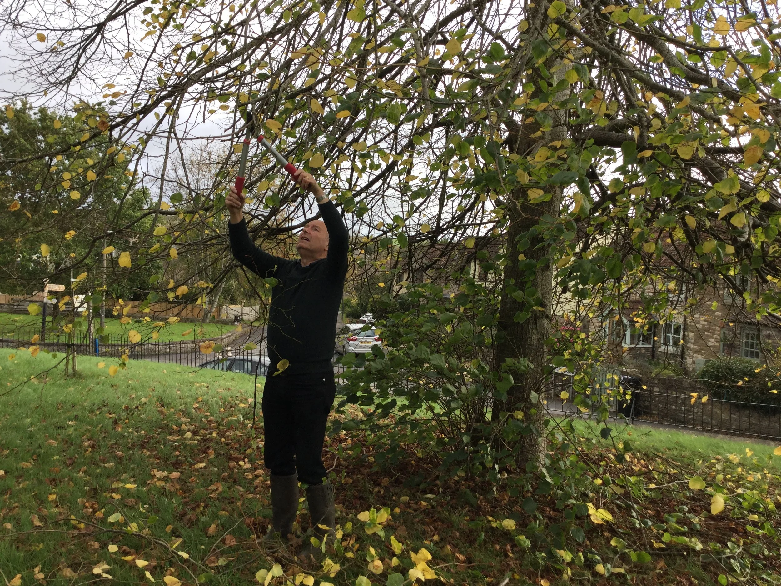 Churchyard clear up Oct 2017