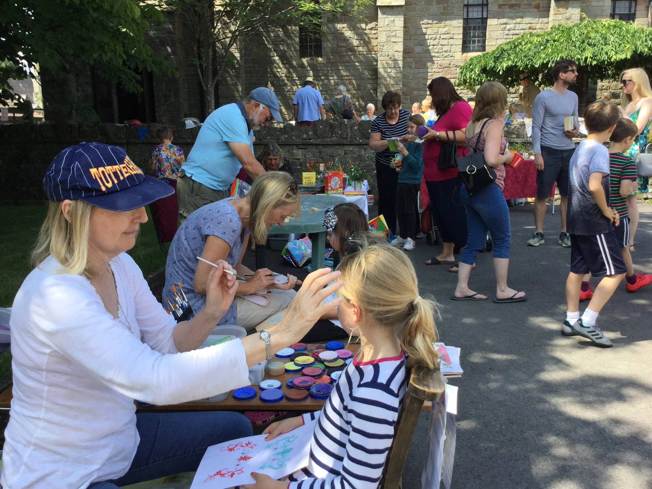 Cream Teas summer 2018 facepainting