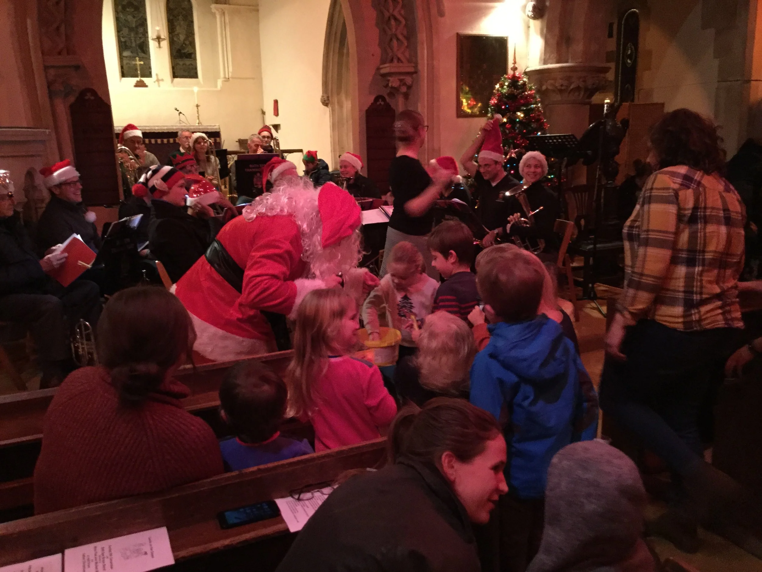 Clutton carols 2018 with Father Christmas!