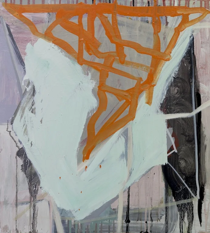 Fork, 50x45cms, Oil on board, 2011