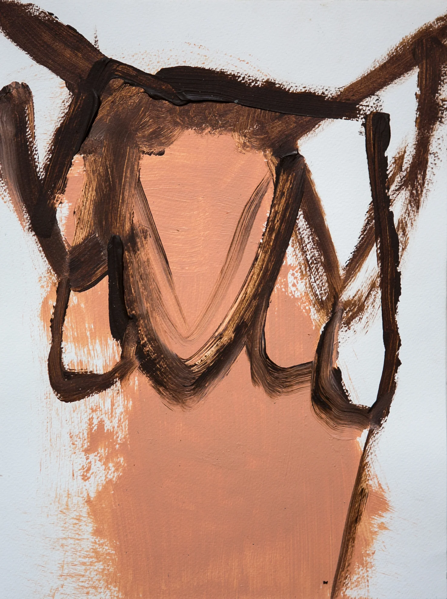 Untitled, 32x24cms, Oil on paper, 2013