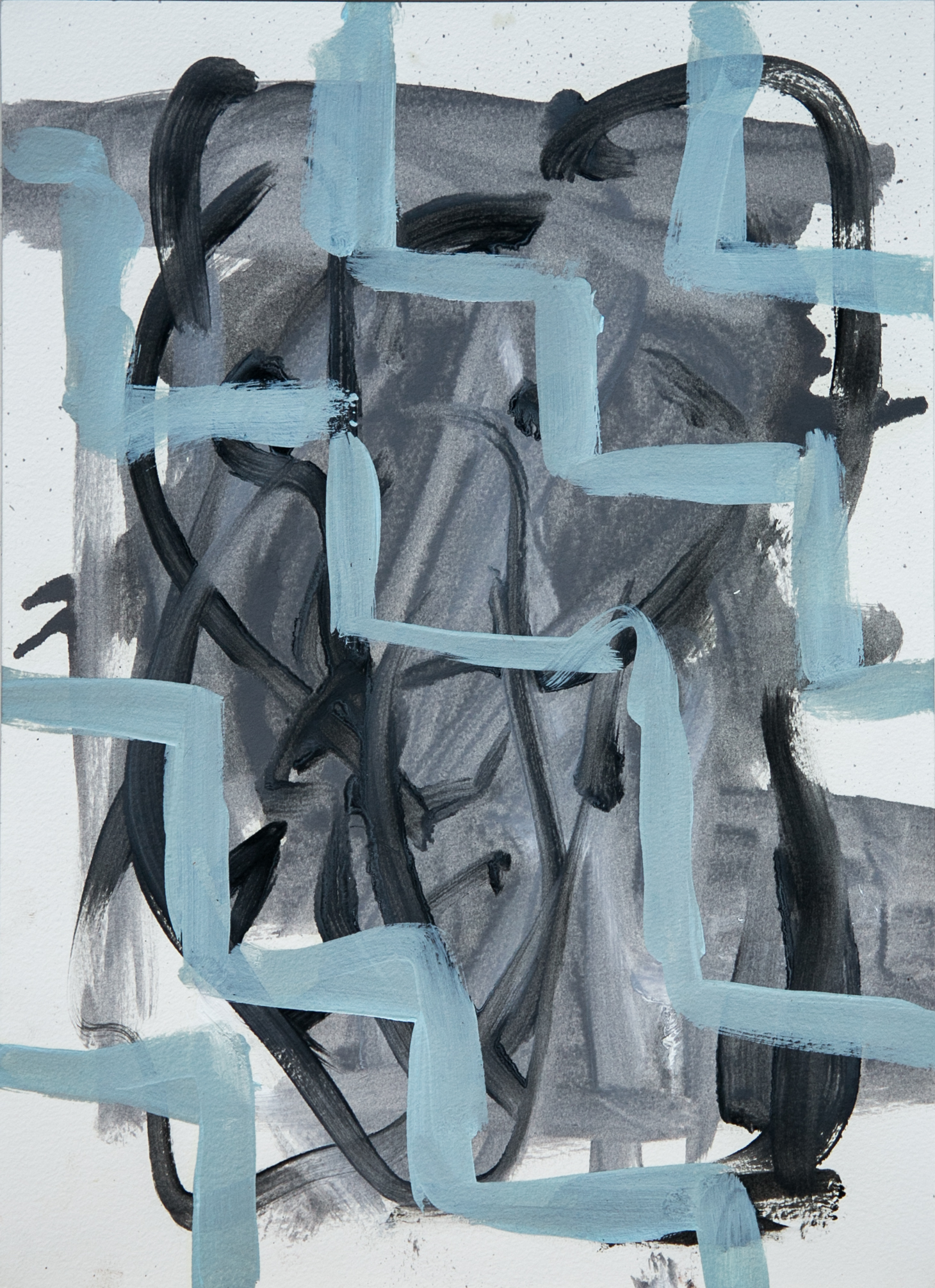 Untitled, 35x26cms, Oil on paper, 2014