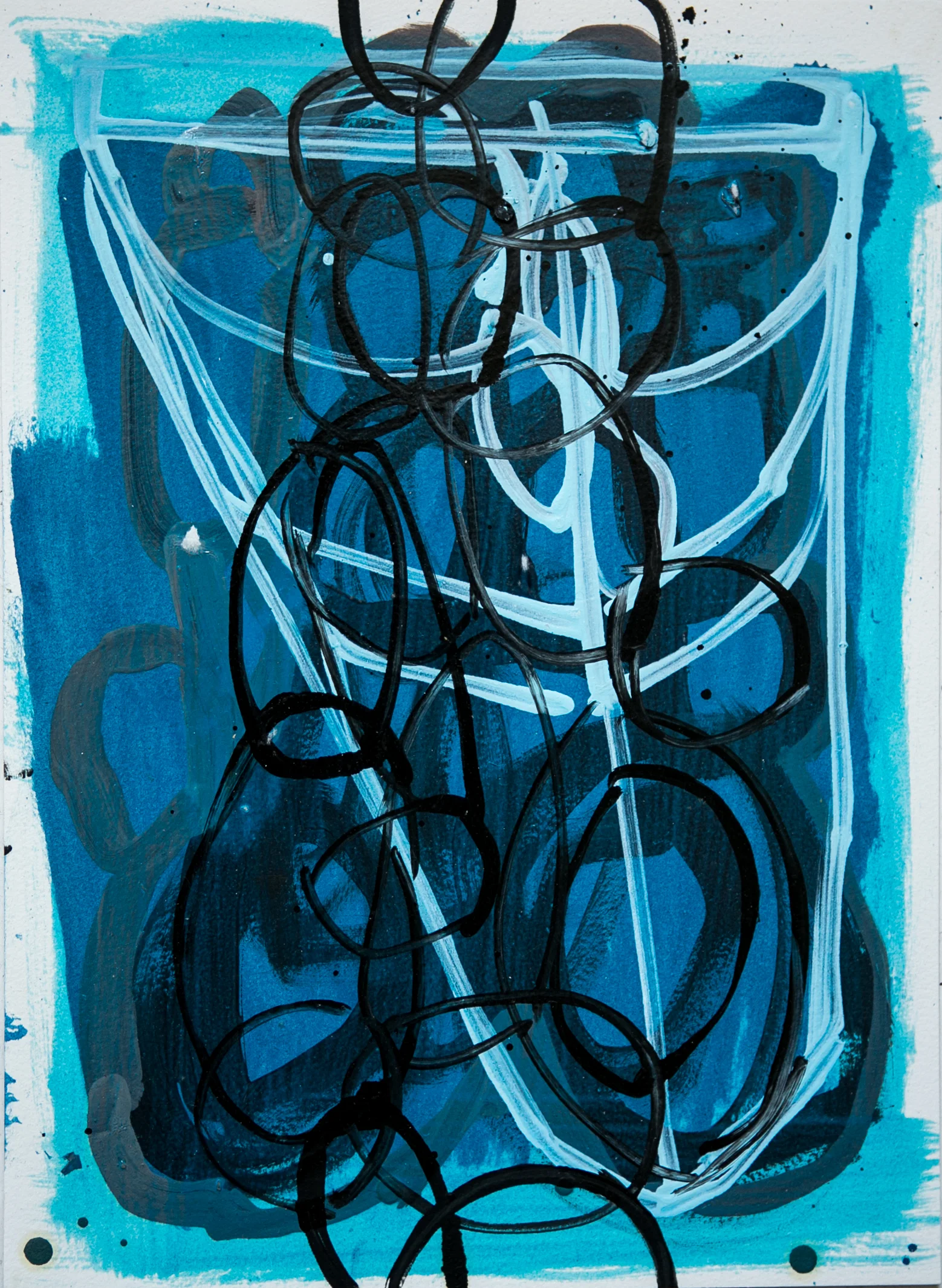 Ring, 35x26cms, Oil on paper, 2013
