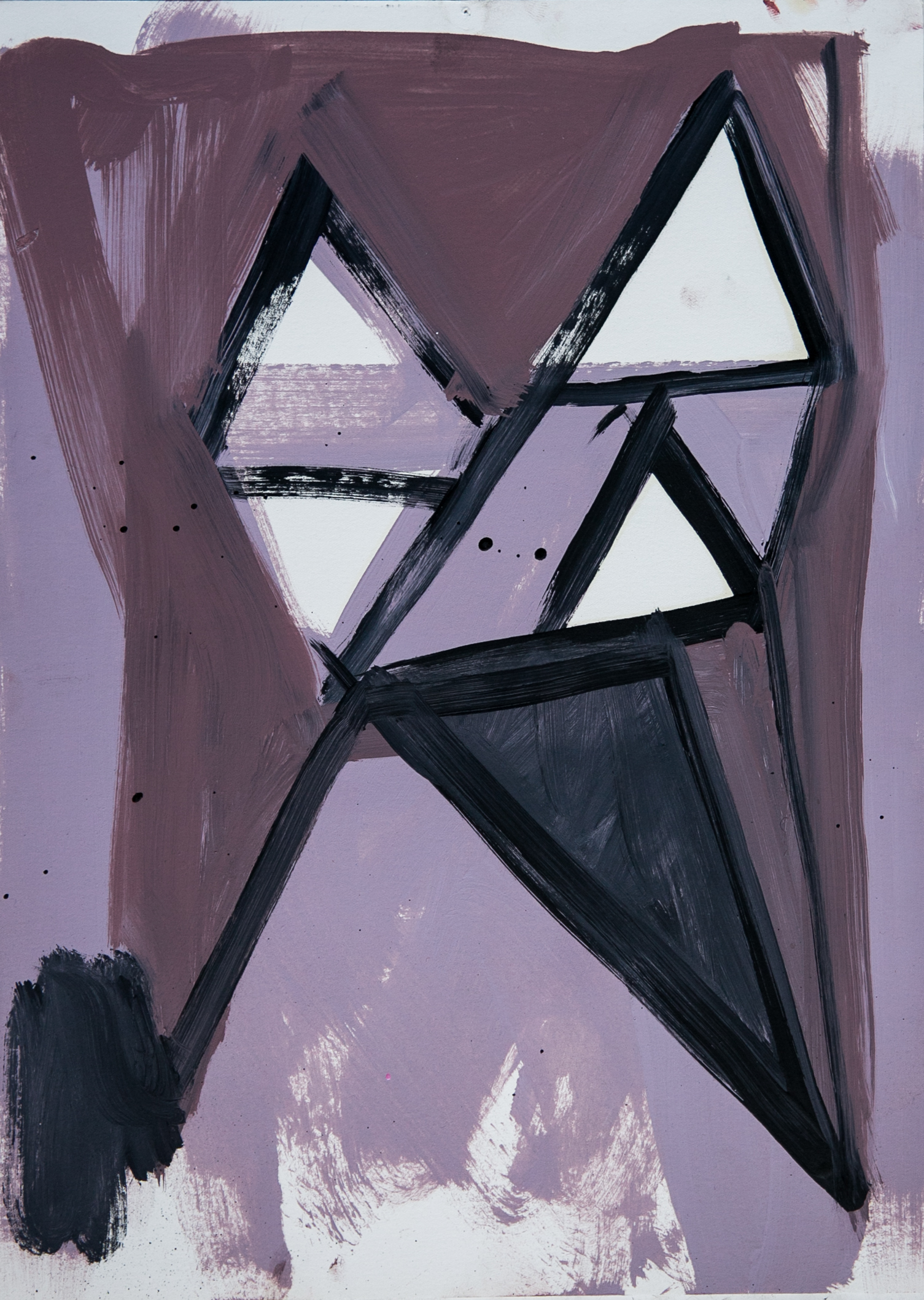 Tower, 37x27cms, Oil on paper, 2012