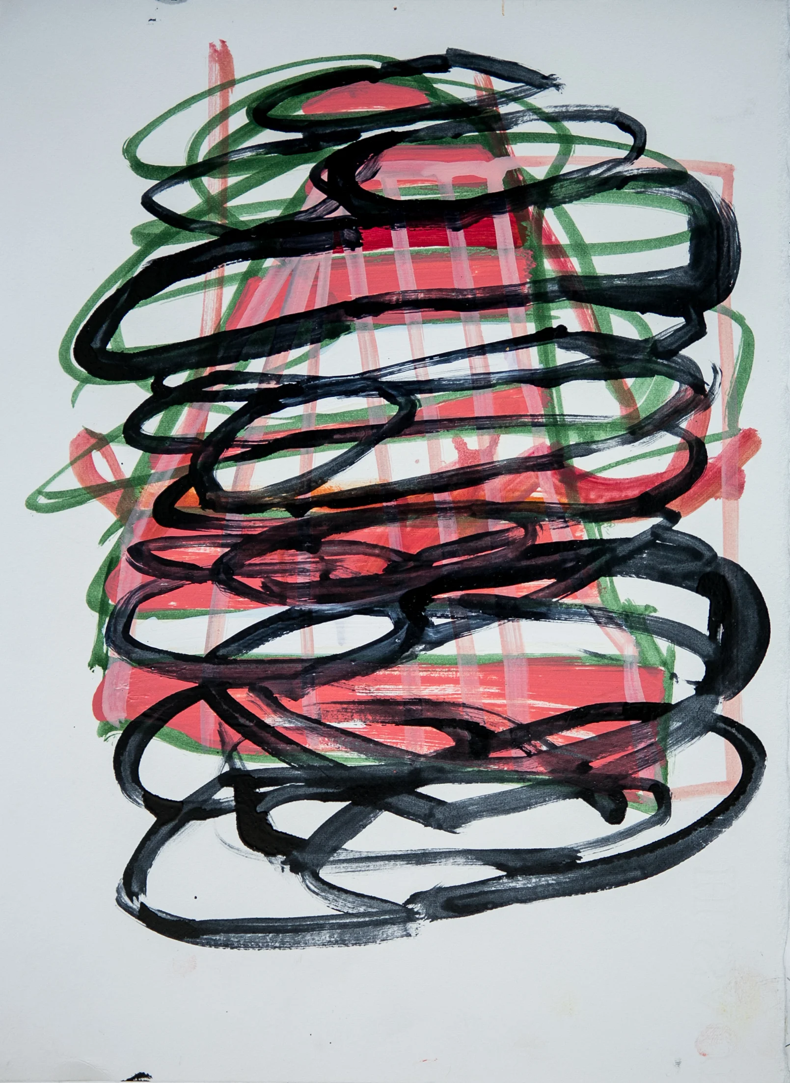 Slab, 38x28cms, Oil on paper, 2012