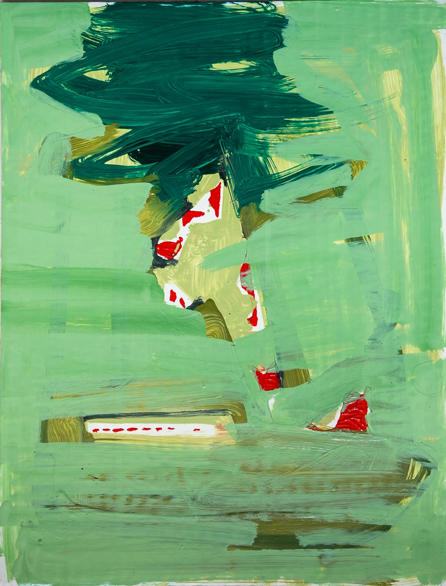 Untitled, 36x27cms, Oil on cardboard, 2014