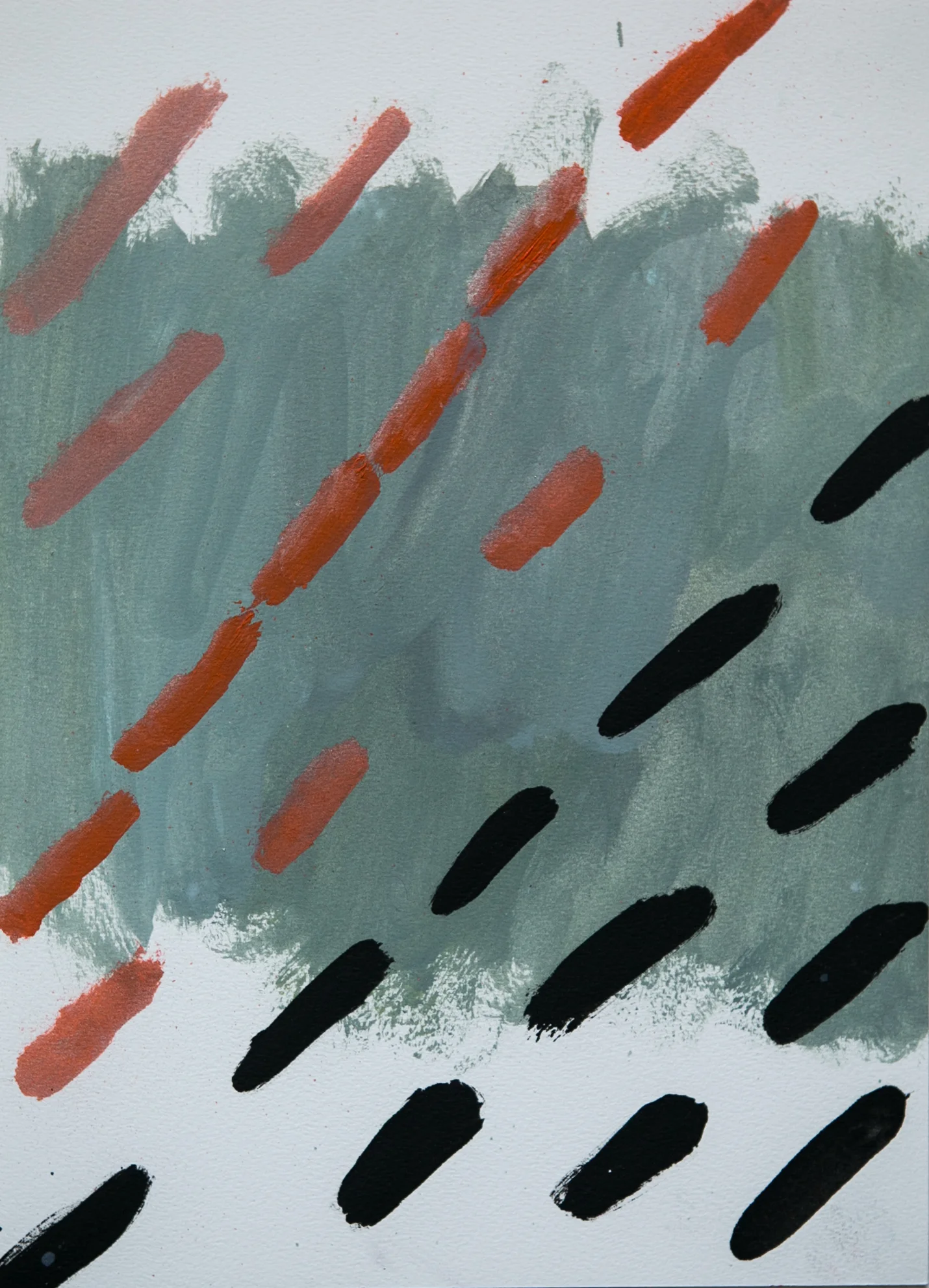 Bomb, 35x26cms, Oil on paper, 2015