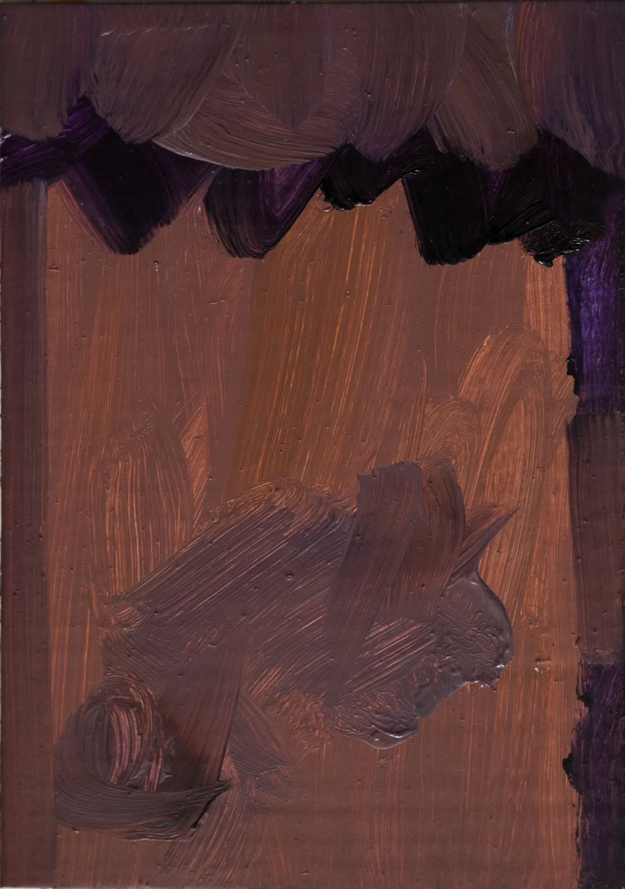 Untitled, 22x15cms, Oil on card, 2014