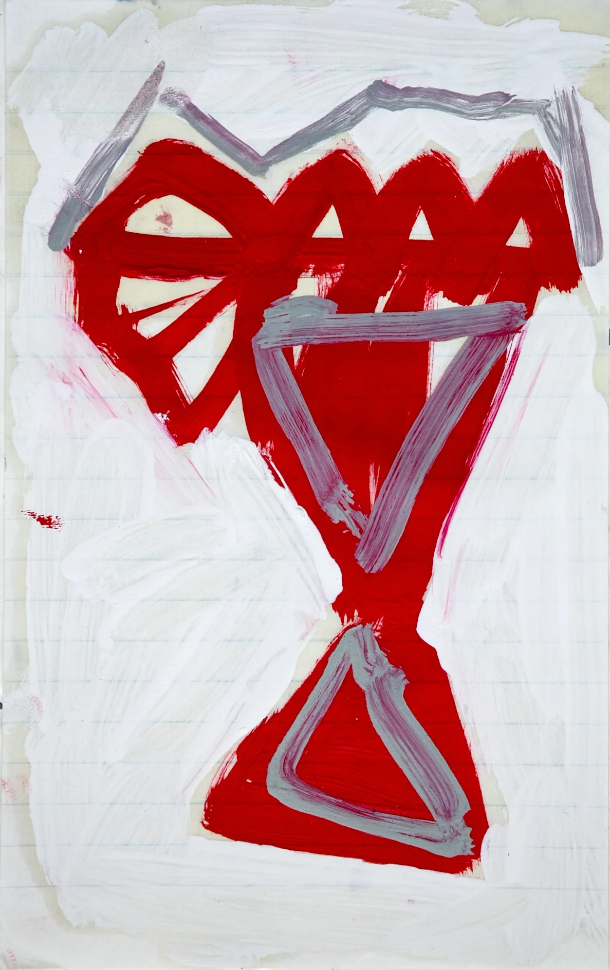 Untitled, 20x13cms, Oil on paper, 2015