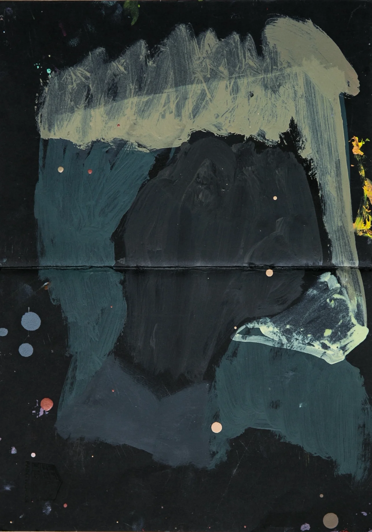 Untitled, 30x21cms, Oil on paper, 2012