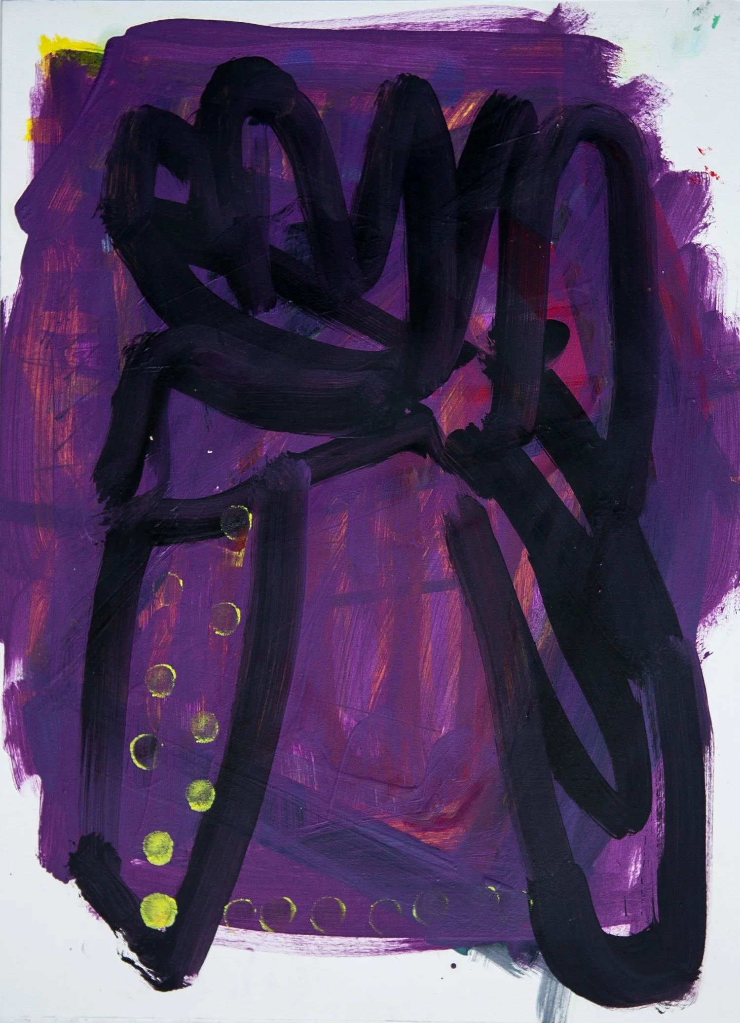 Untitled, 36x27cms, Oil on paper, 2012
