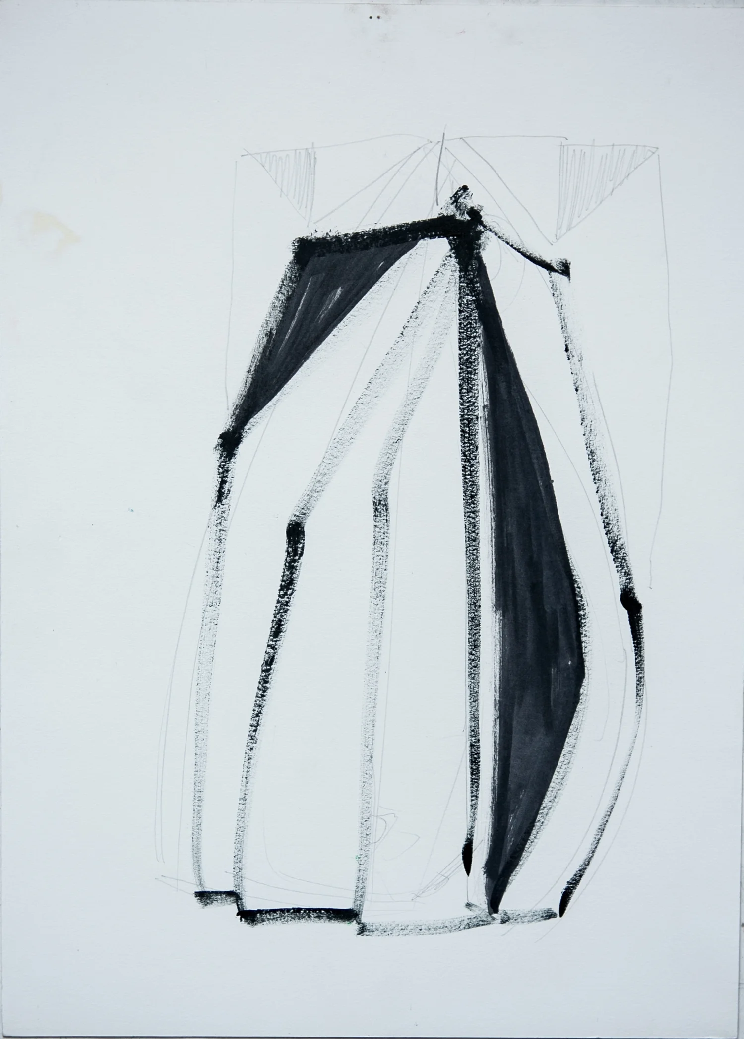 Untitled, 37x27cms, Oil on paper, 2011