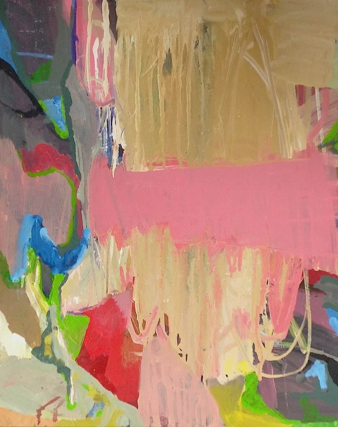 Weep, 50x40cms, Oil on cotton on panel, 2016