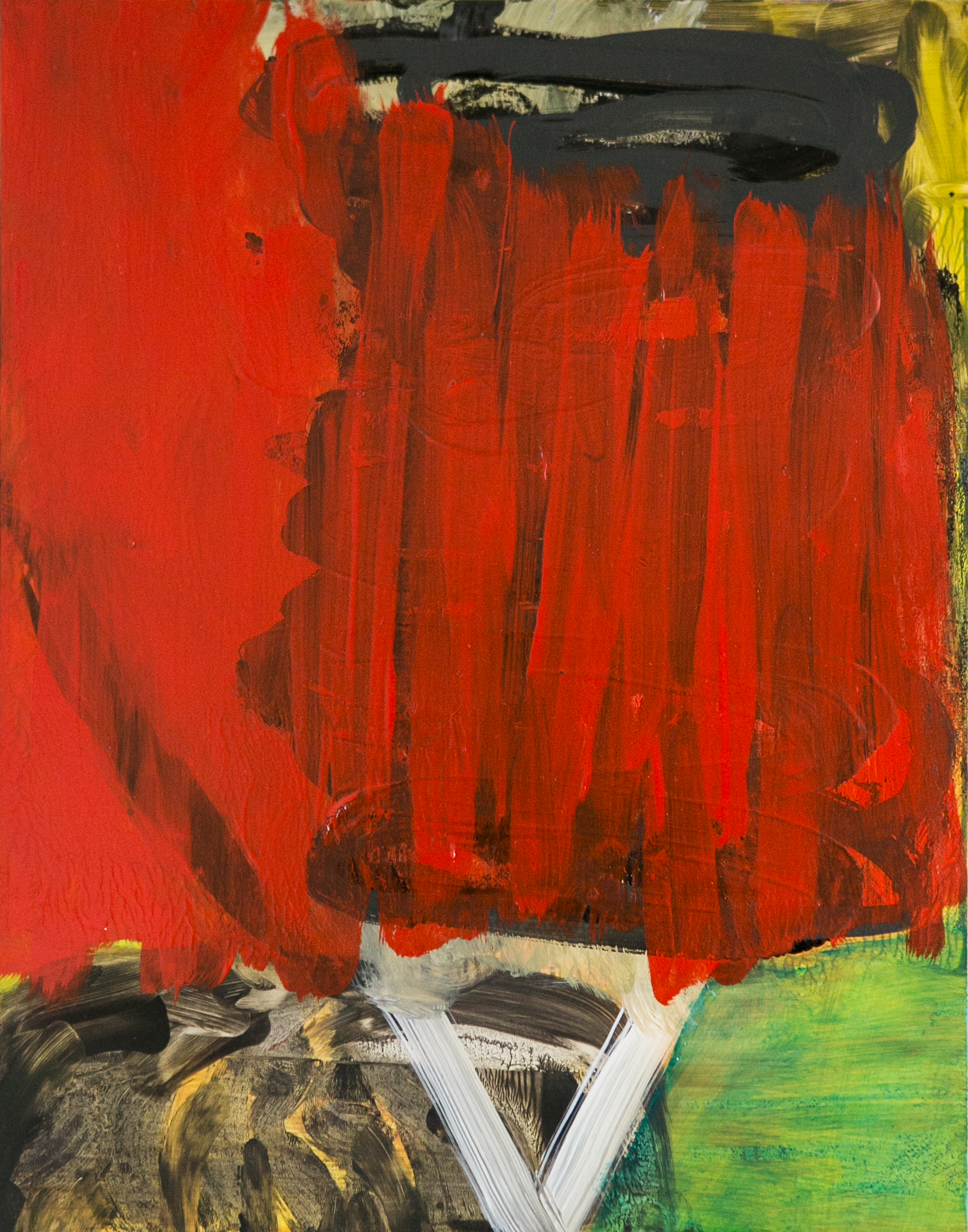 Morass, 36x28cms, oil on aluminium, 2016
