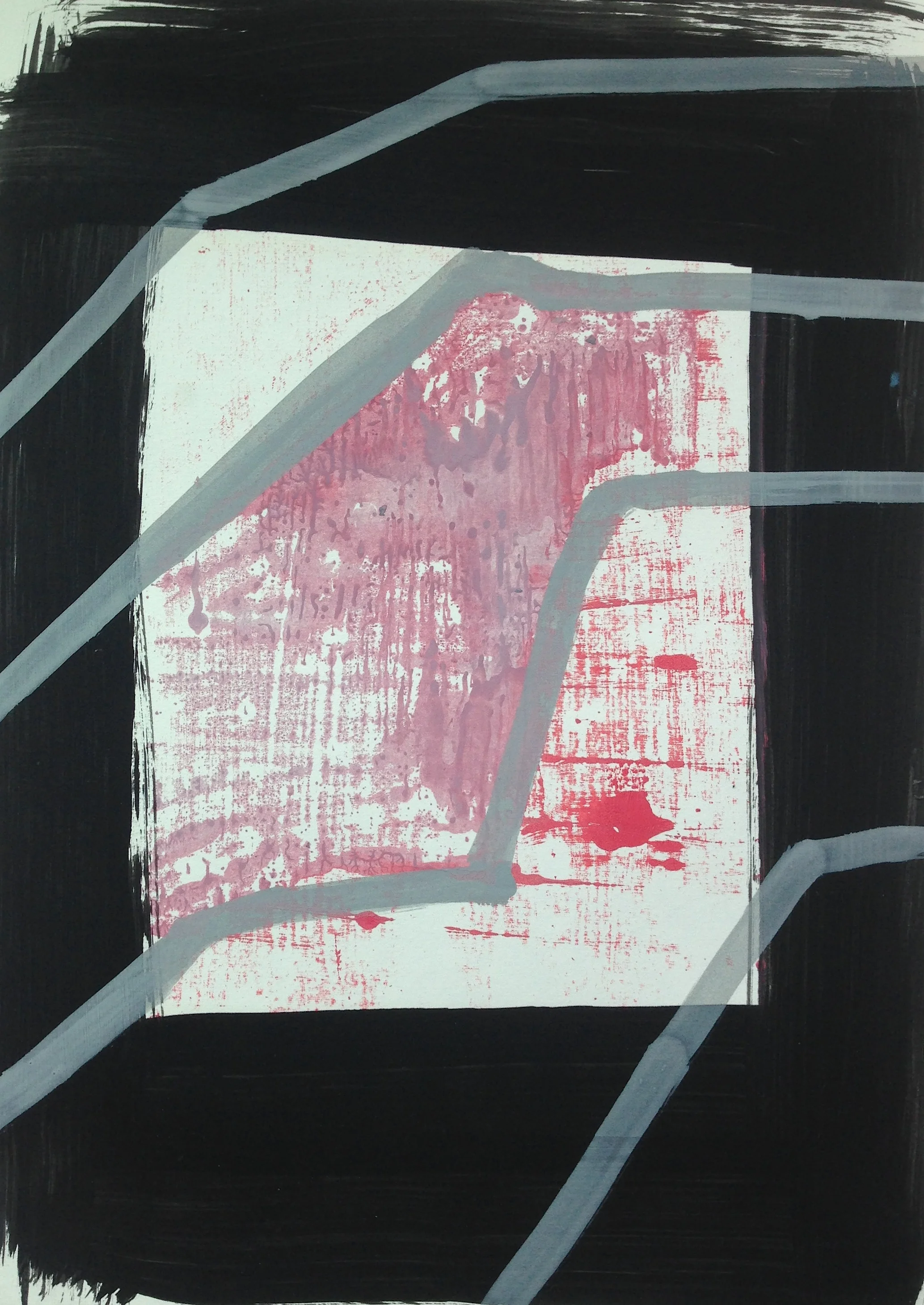 Same, 42x30cms, Oil on paper, 2015